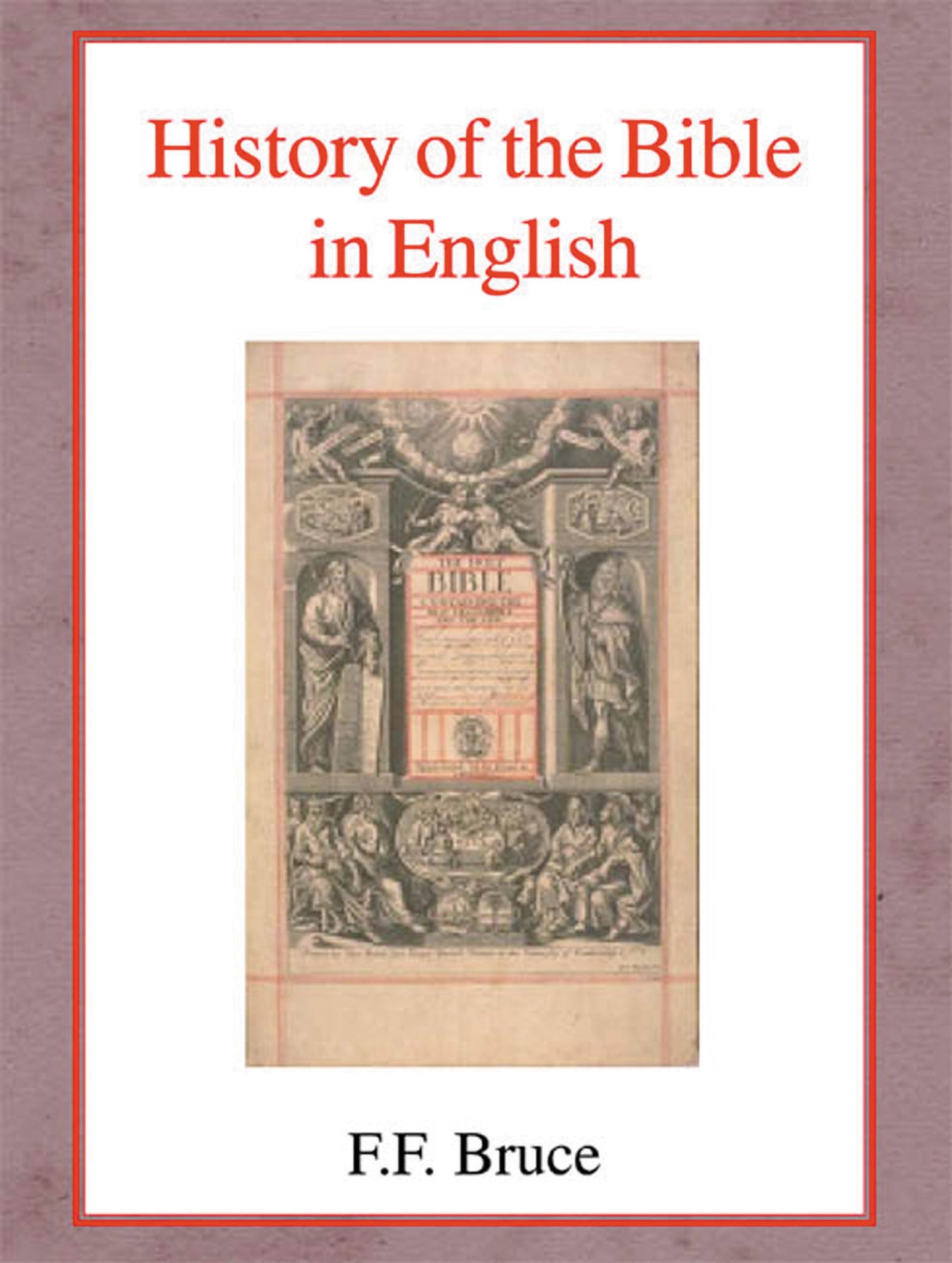 Cover image for History of the Bible in English ISBN 9780718890315