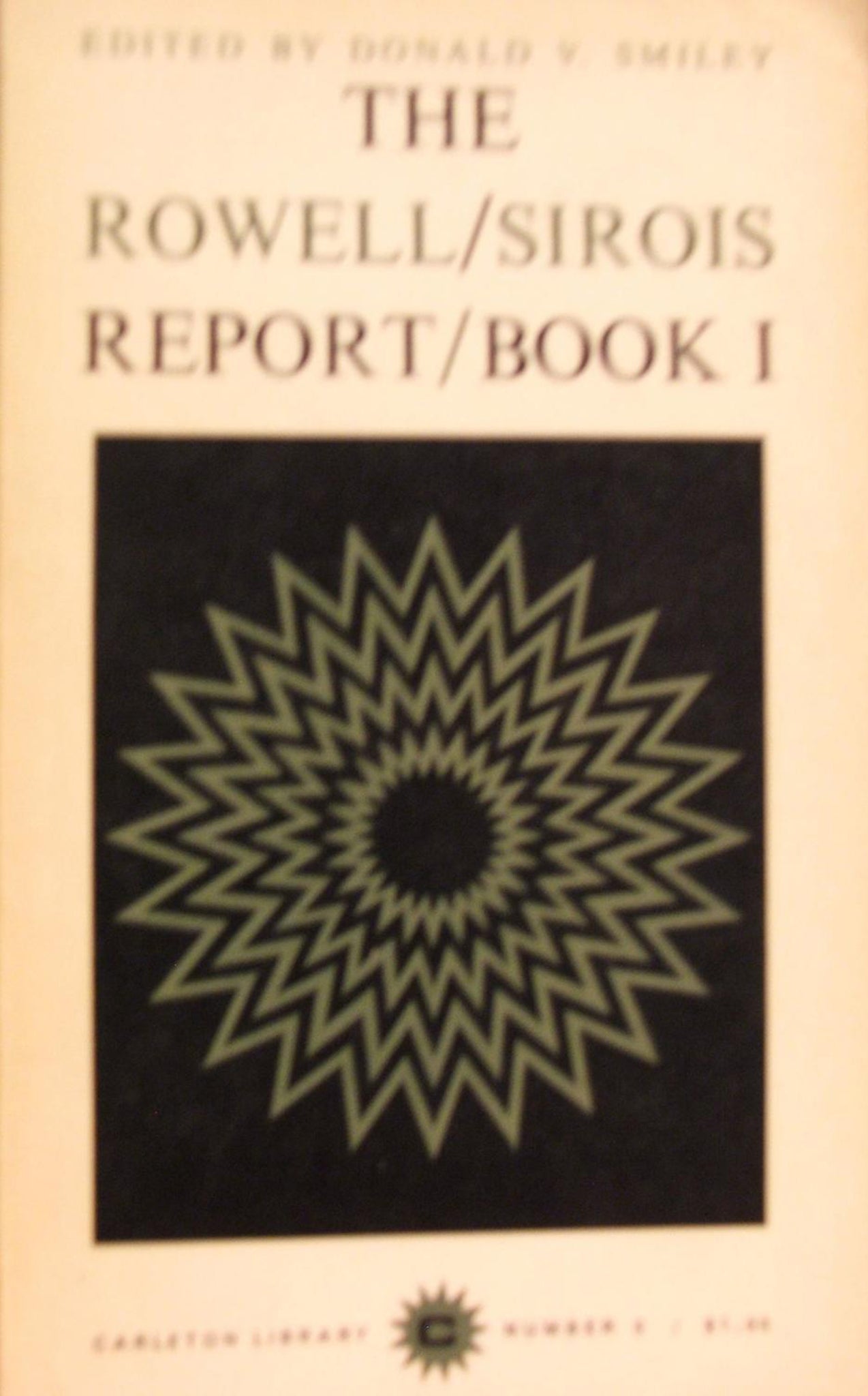 Cover image for The Rowell-Sirois Report ISBN 9780773594982