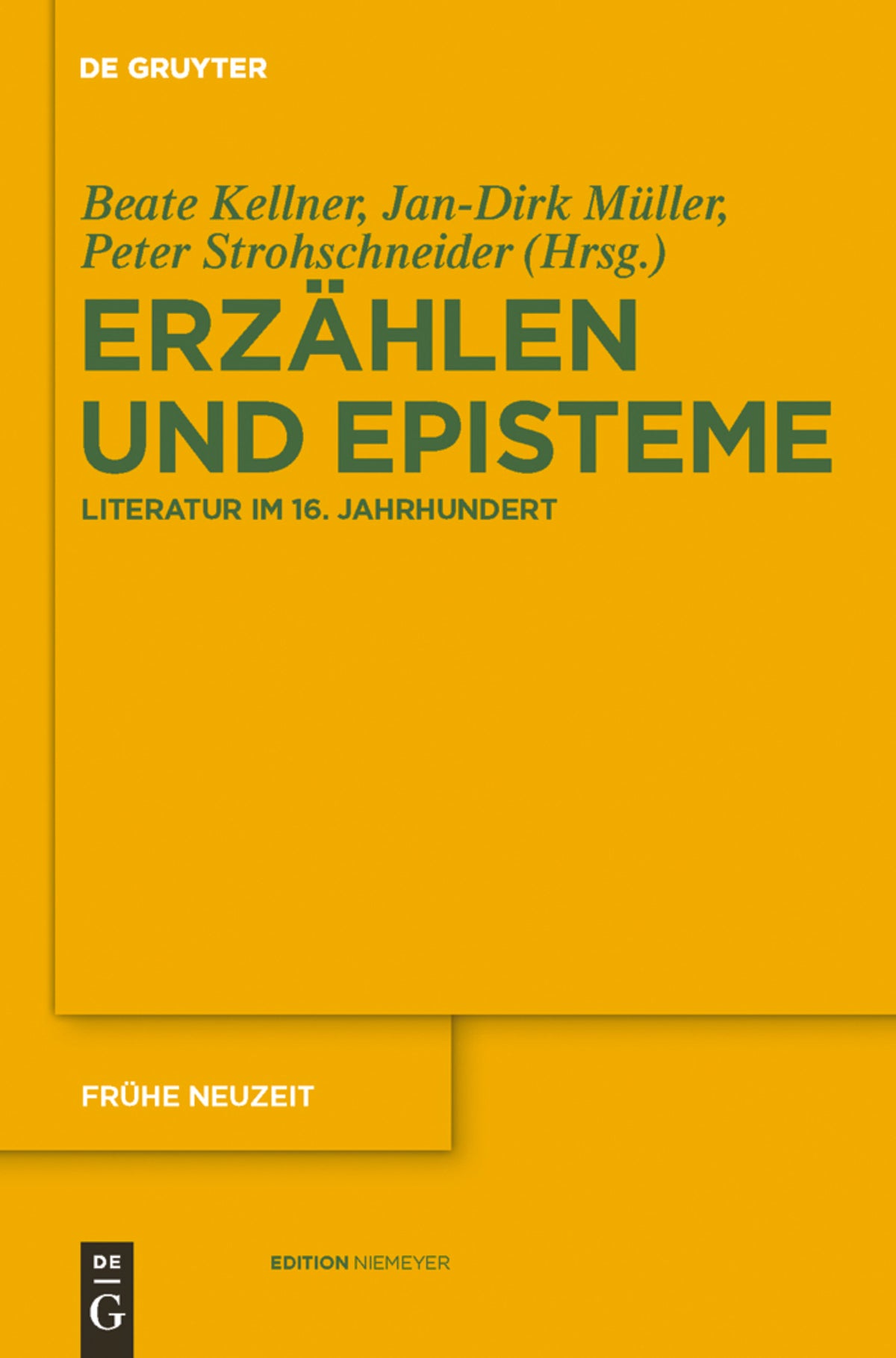 Erzählen und Episteme