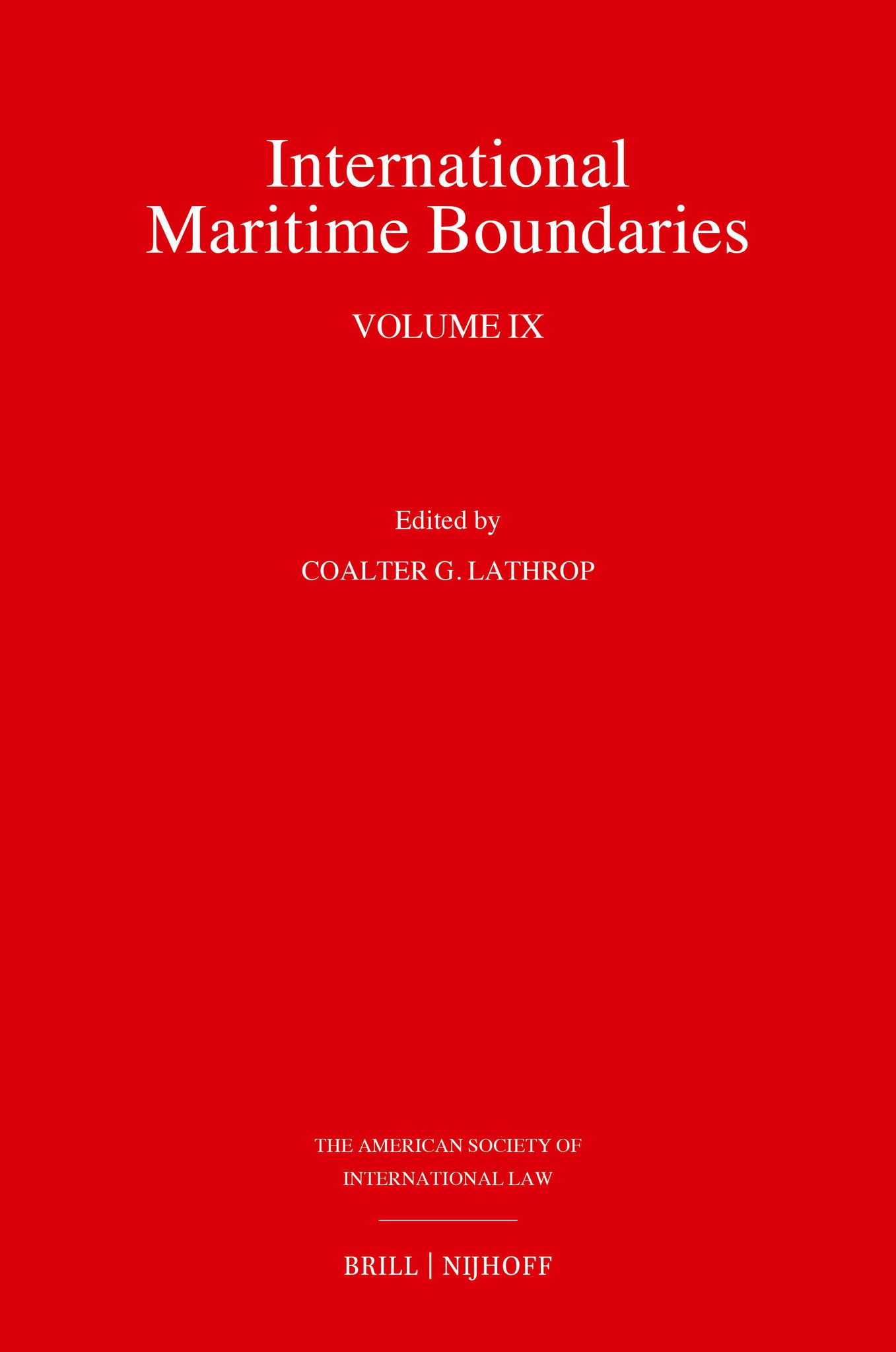 International Maritime Boundaries