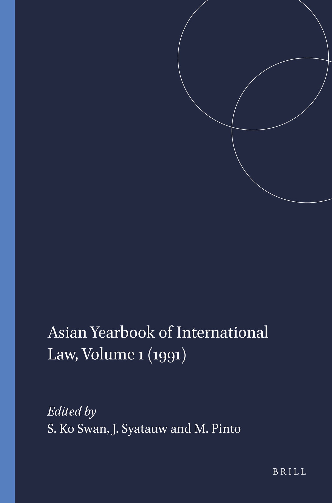 Asian Yearbook of International Law, Volume 1 (1991)
