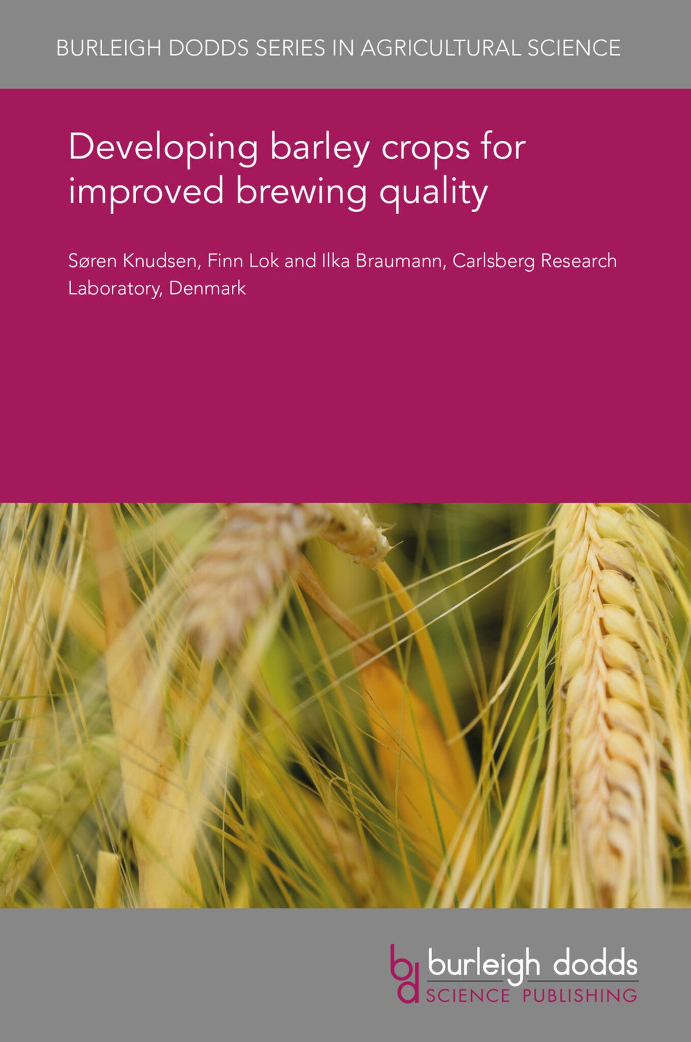 Cover image for Developing barley crops for improved brewing quality ISBN 9781786766175