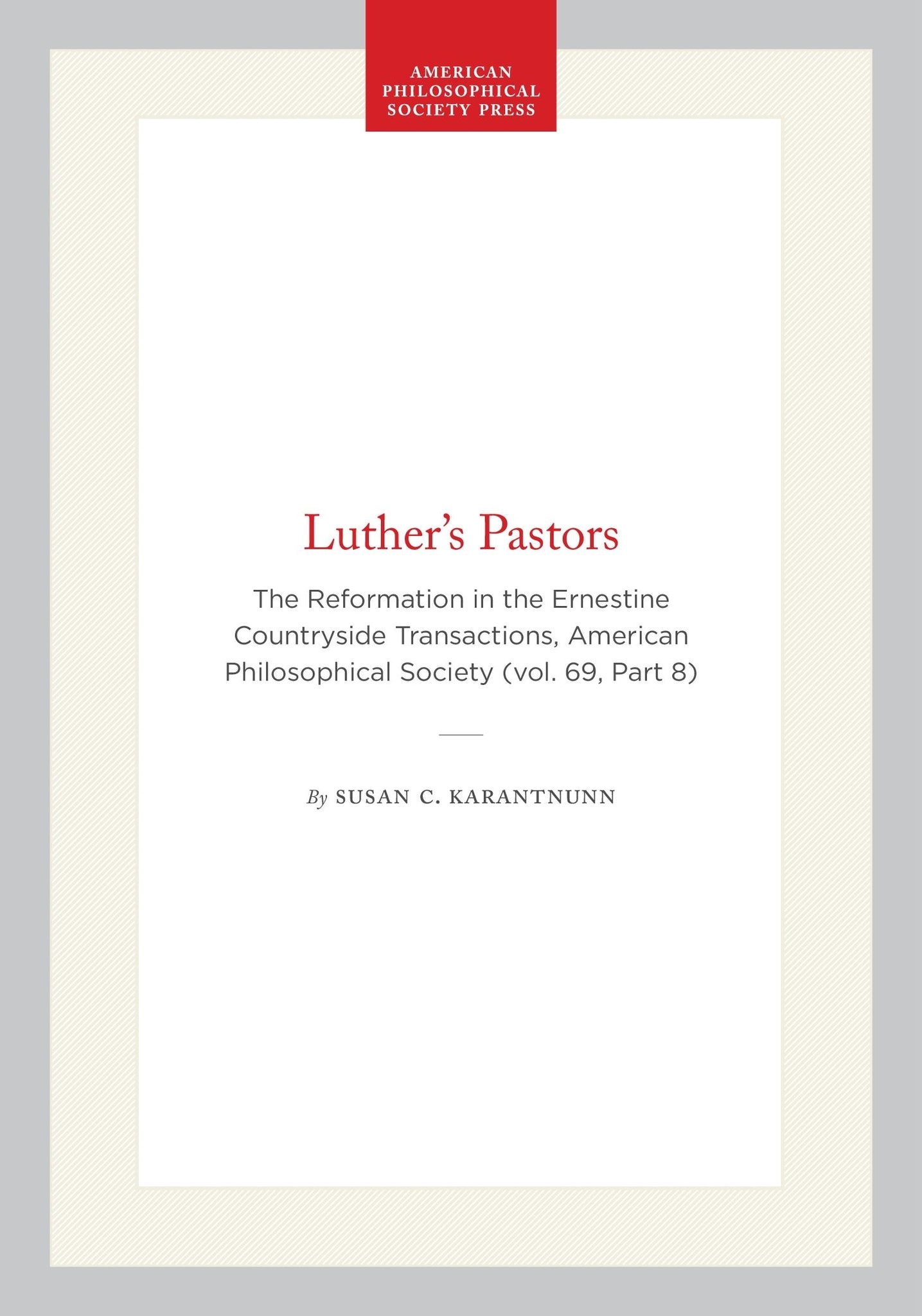 Luther’s Pastors