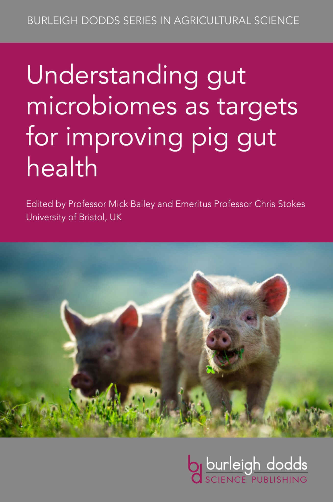 Cover image for Understanding gut microbiomes as targets for improving pig gut health ISBN 9781786764904