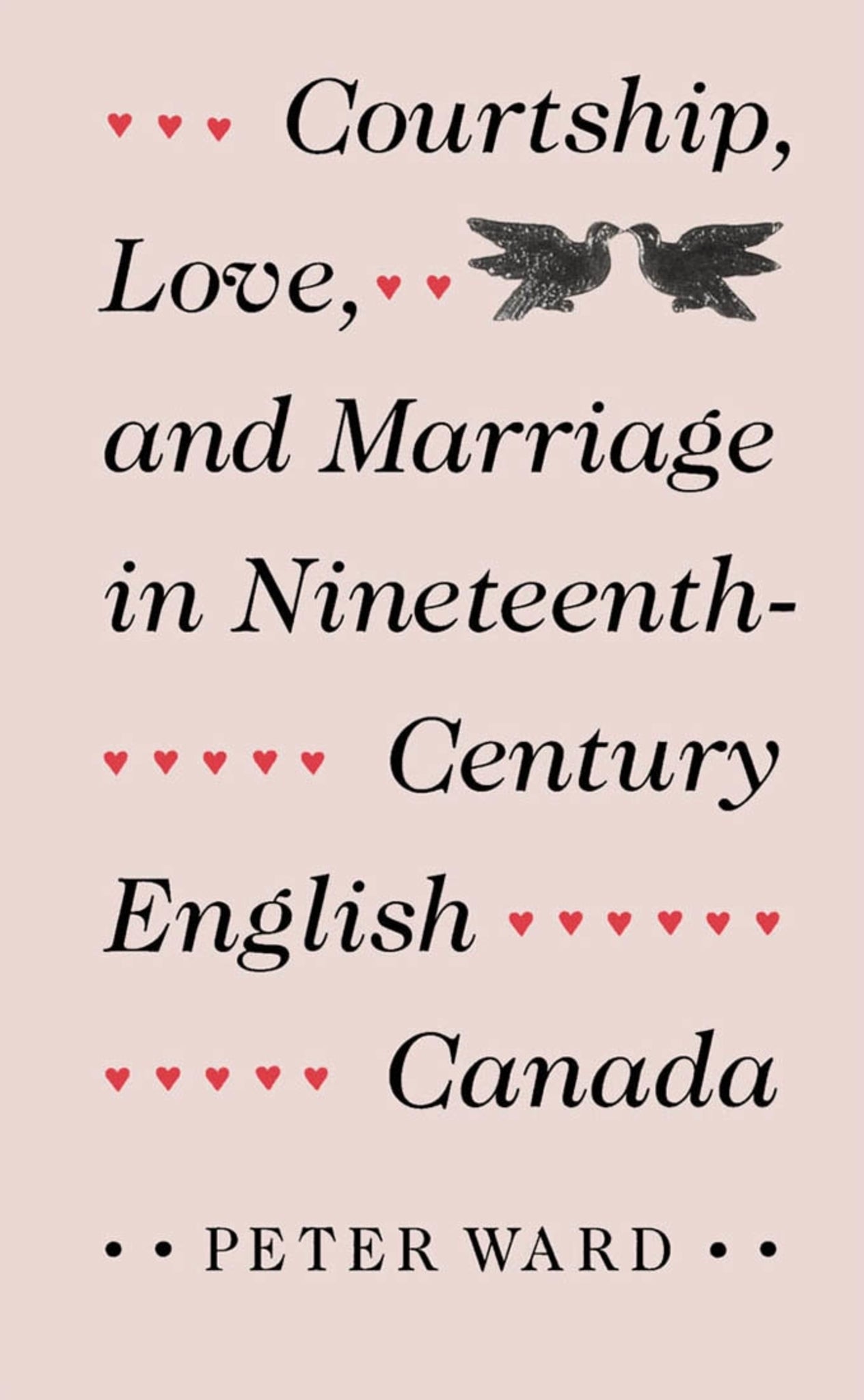 Cover image for Courtship, Love, and Marriage in Nineteenth-Century English Canada ISBN 9780773511040