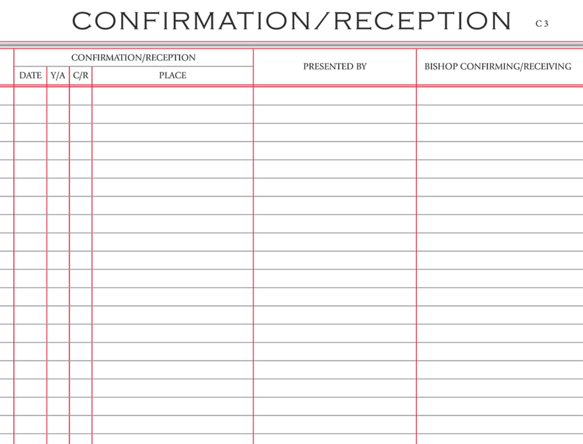 Register of Confirmation/Receptions #37