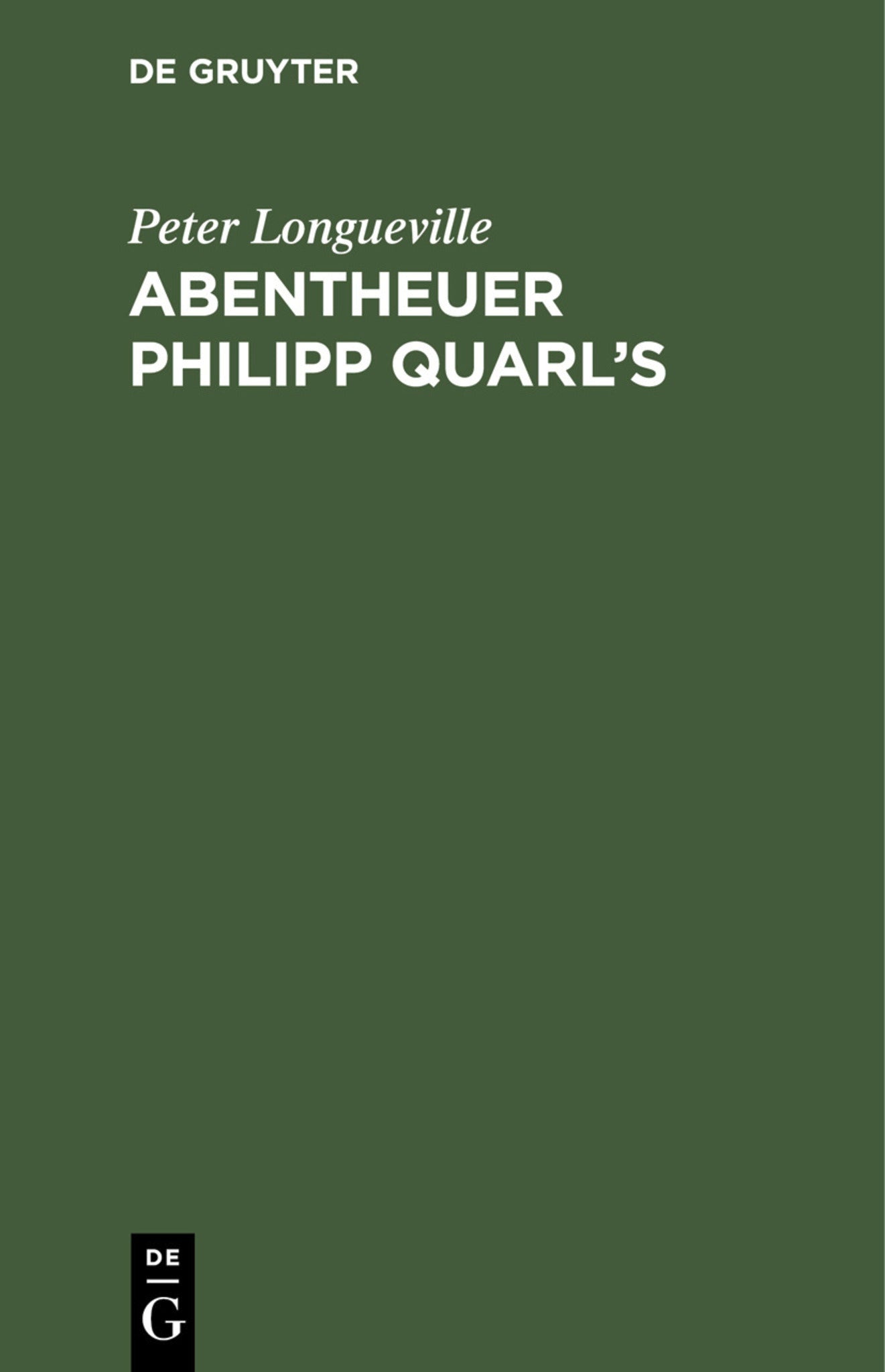 Abentheuer Philipp Quarl’s