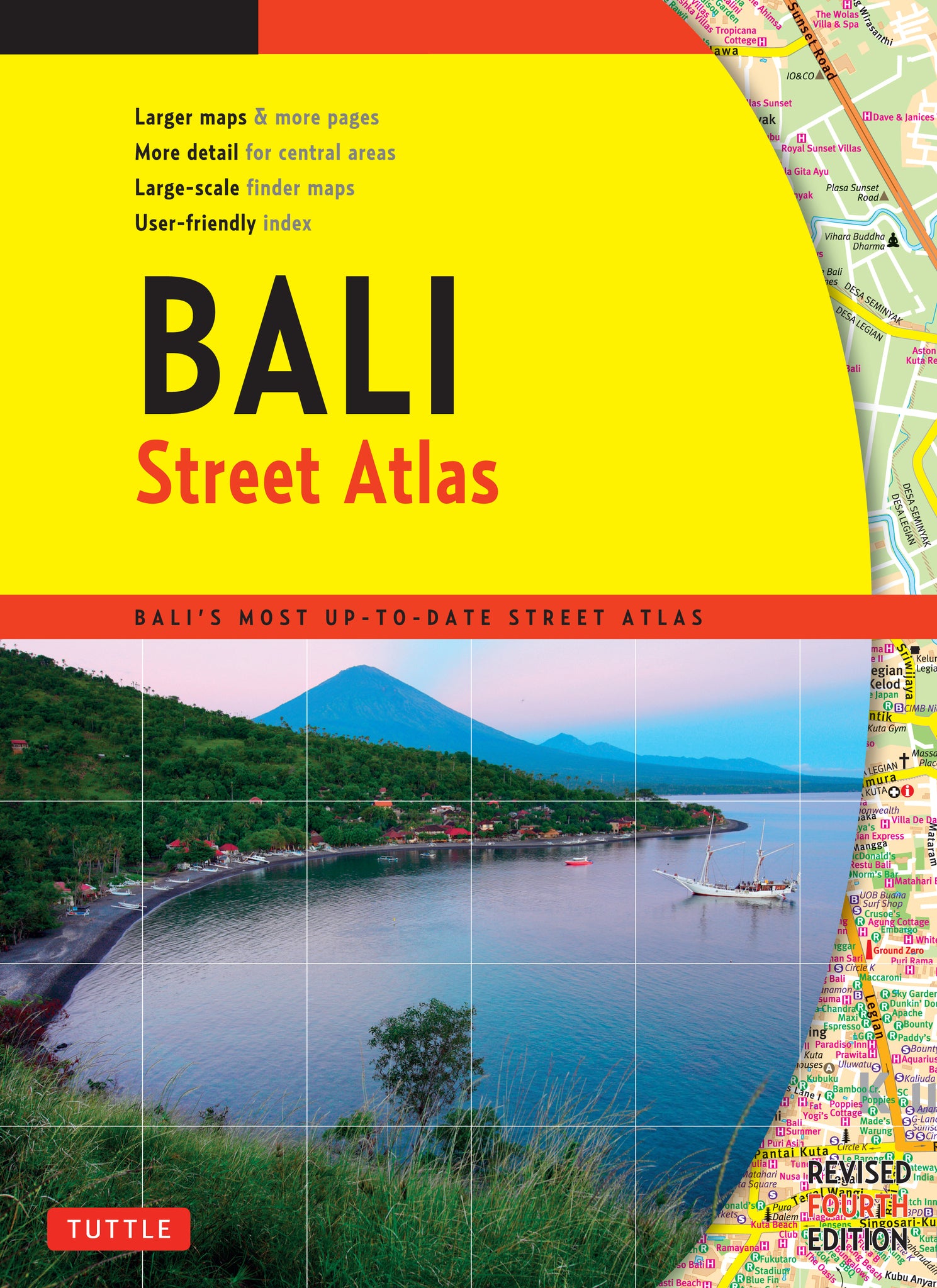 Cover image for Bali Street Atlas Fourth Edition ISBN 9780804845298