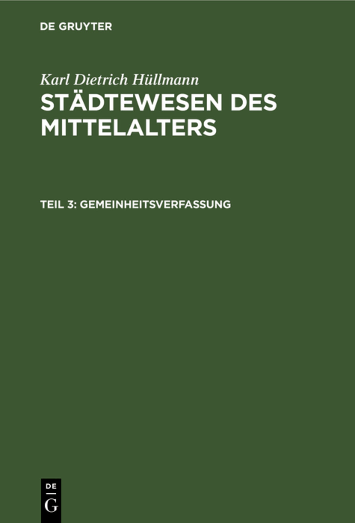 Gemeinheitsverfassung