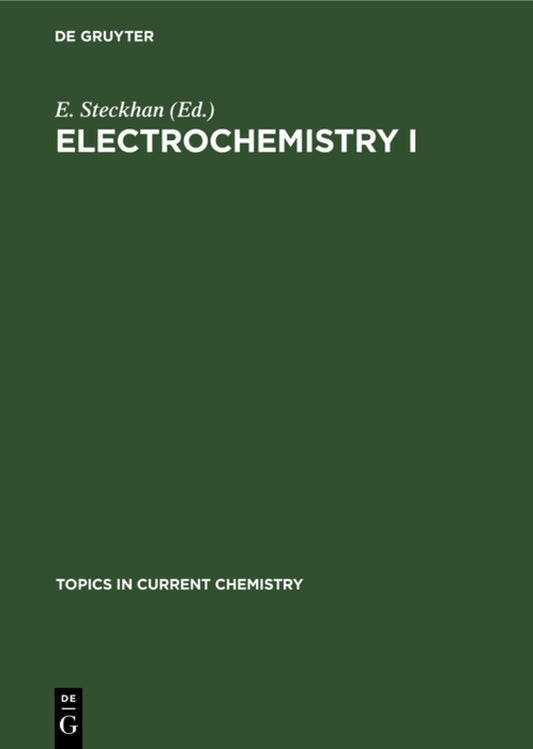 Electrochemistry I