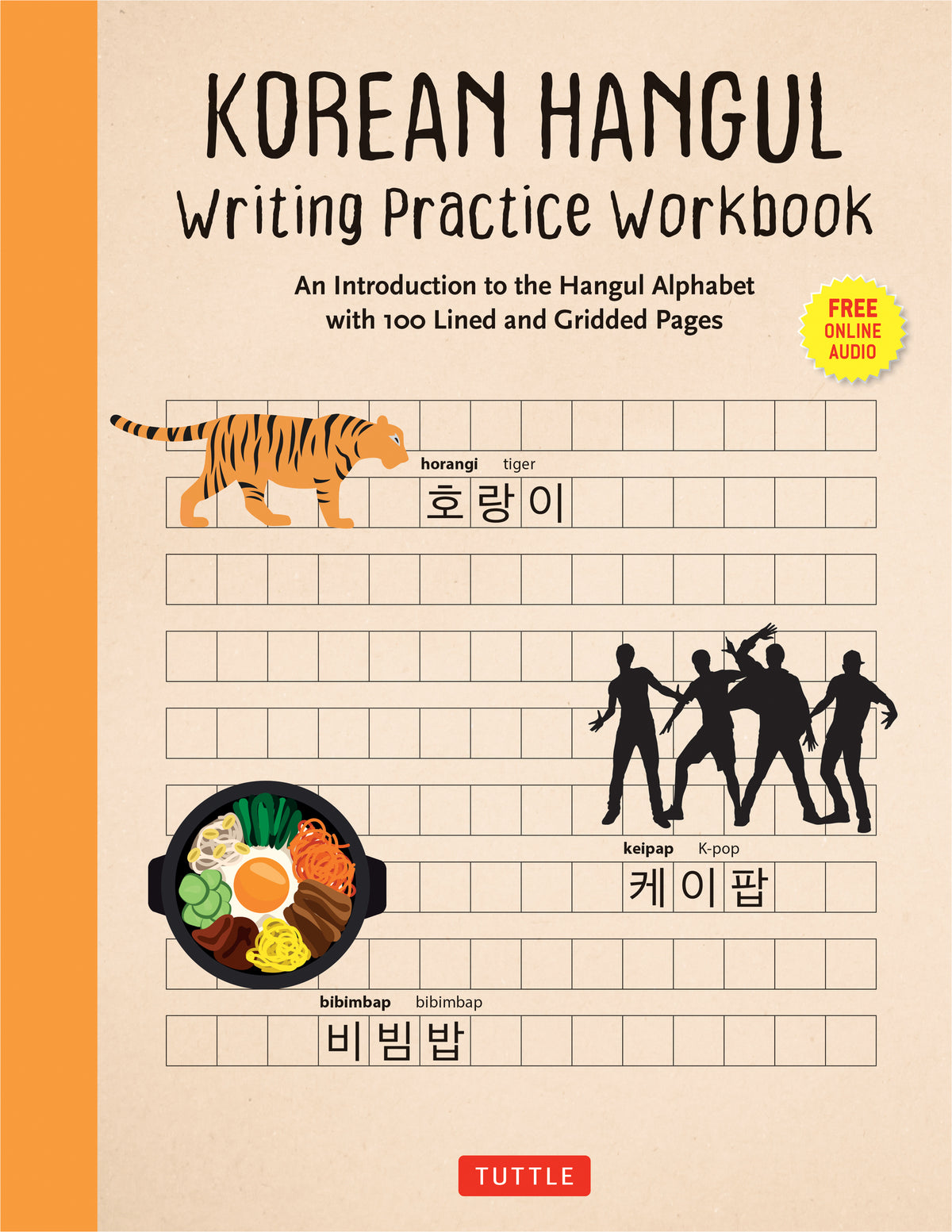 Cover image for Korean Hangul Writing Practice Workbook ISBN 9780804855600