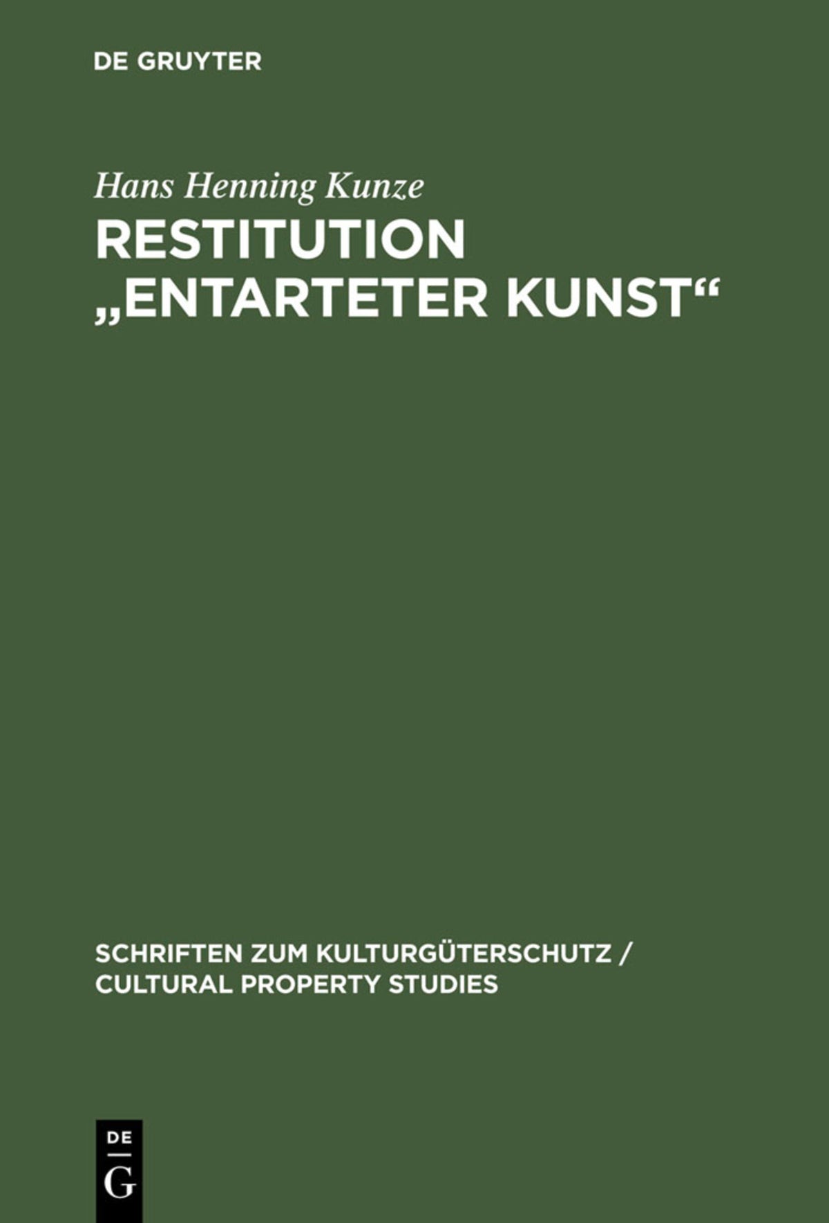 Restitution "Entarteter Kunst"