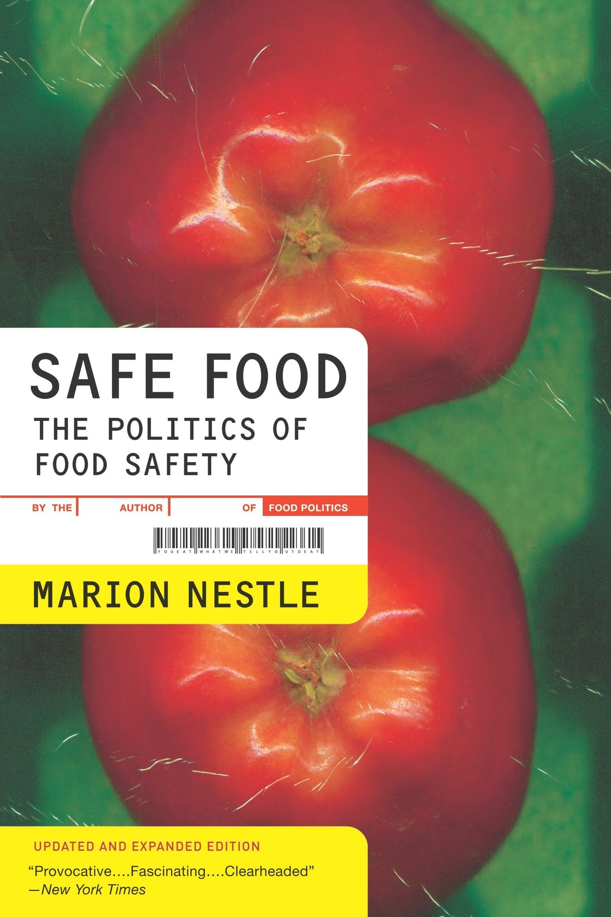 Cover image for Safe Food ISBN 9780520946309