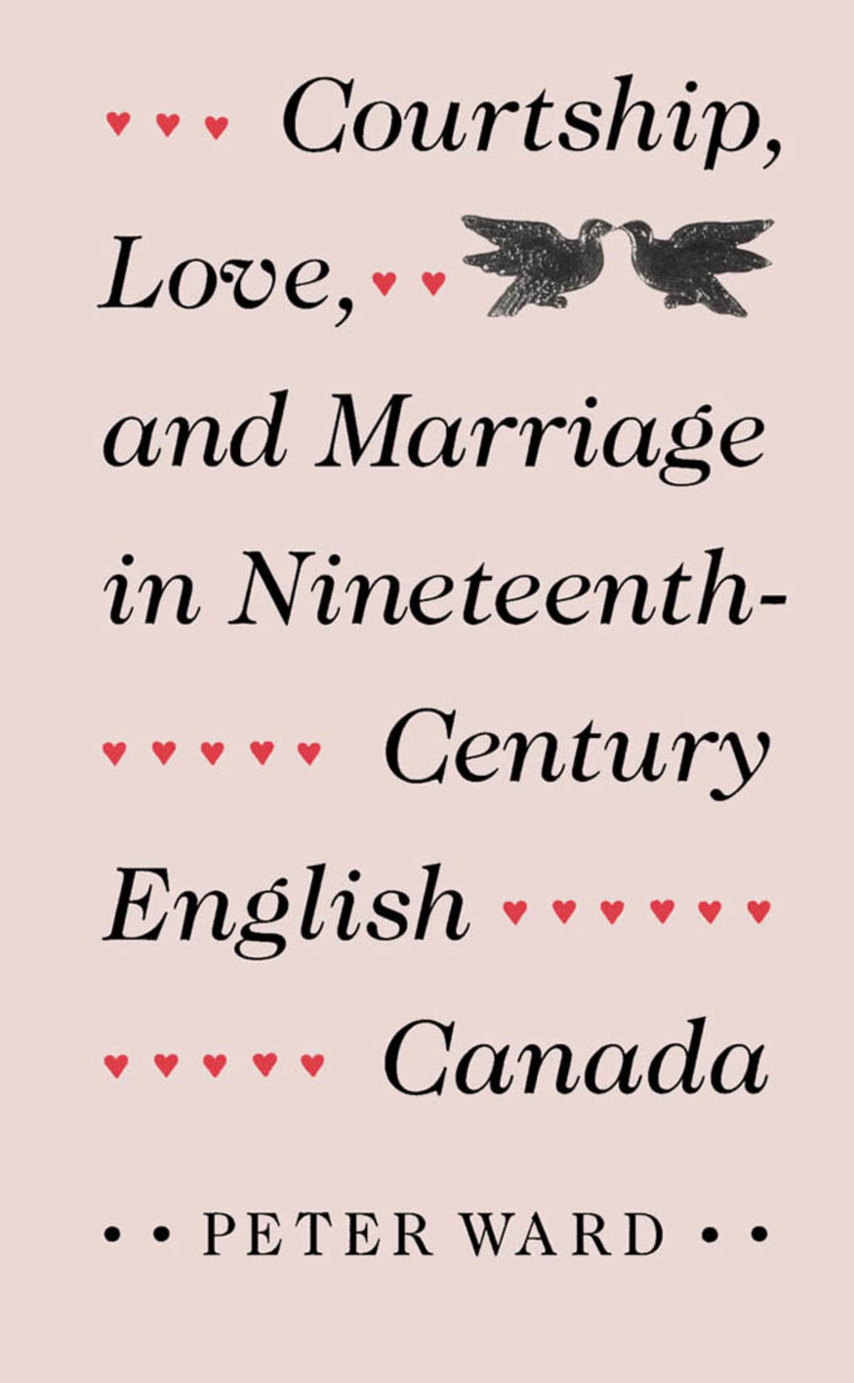 Cover image for Courtship, Love, and Marriage in Nineteenth-Century English Canada ISBN 9780773562417