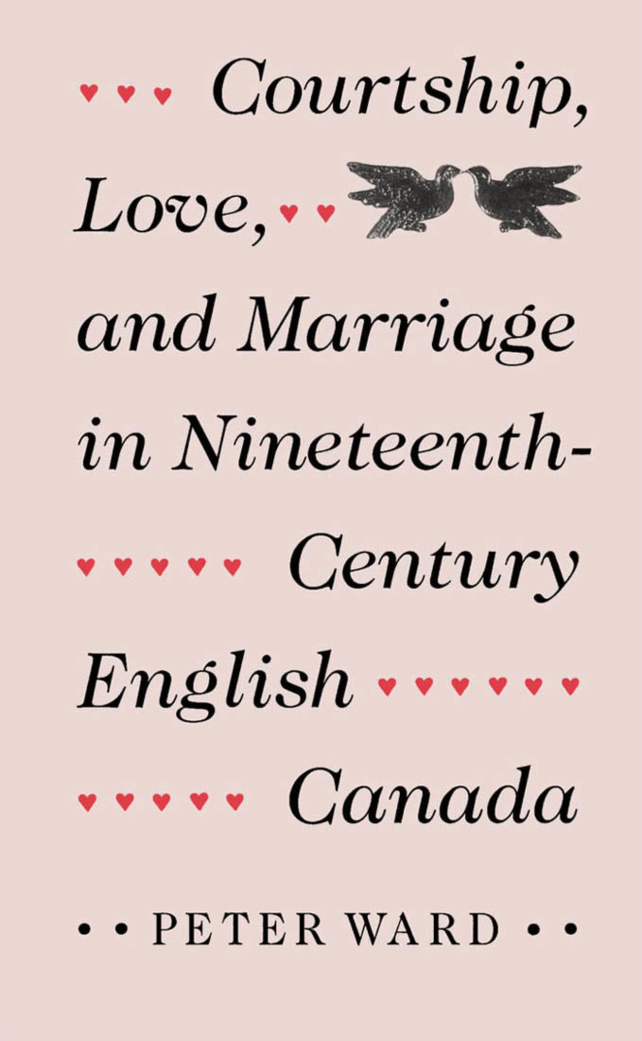 Cover image for Courtship, Love, and Marriage in Nineteenth-Century English Canada ISBN 9780773562417