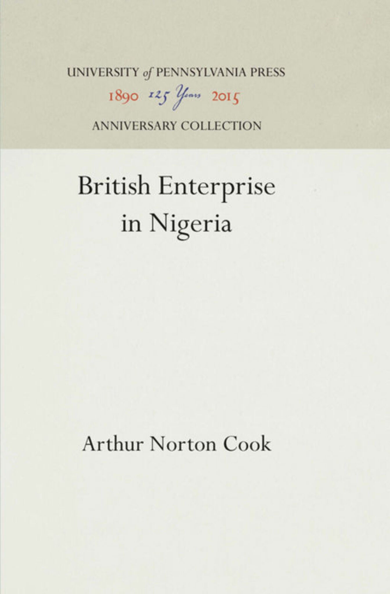 British Enterprise in Nigeria