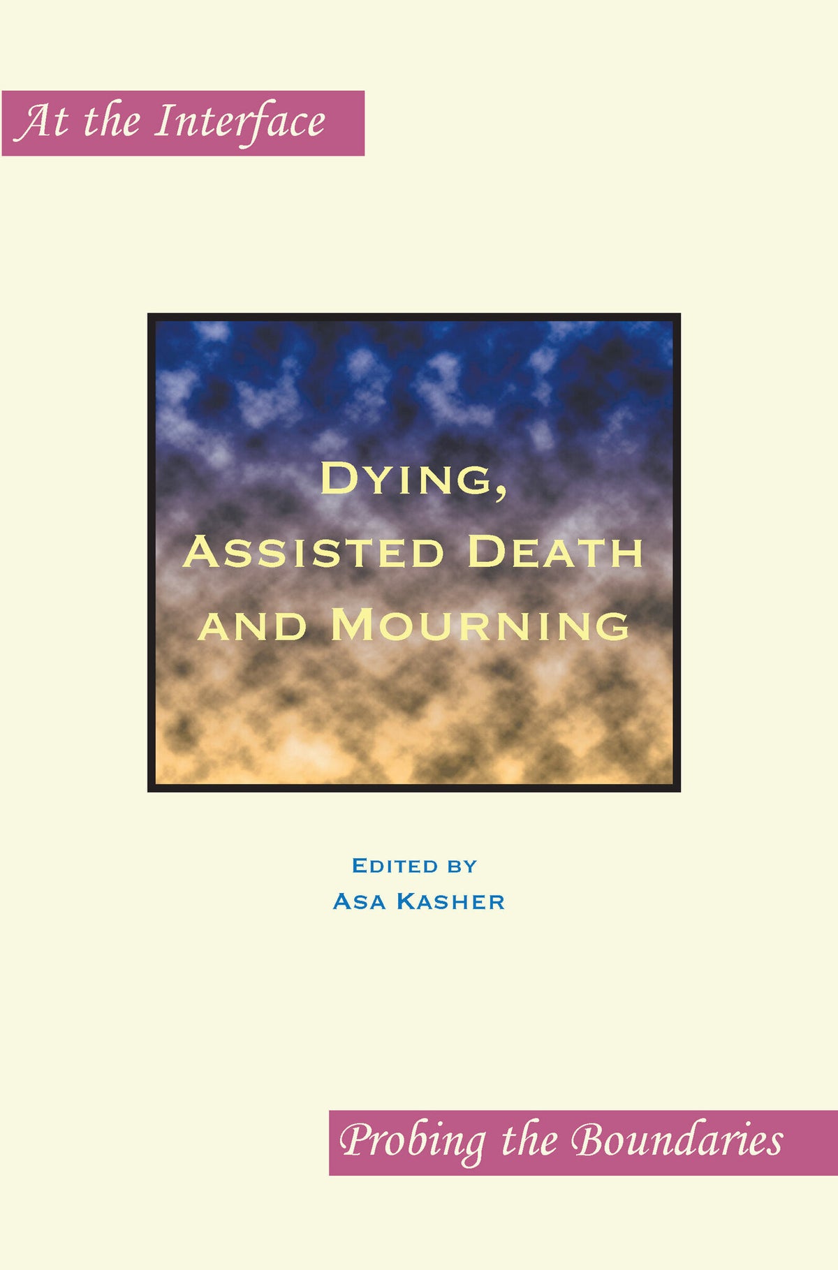 Cover image for Dying, Assisted Death and Mourning ISBN 9789042025899
