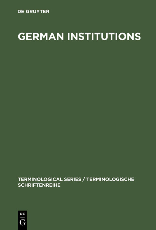 German Institutions