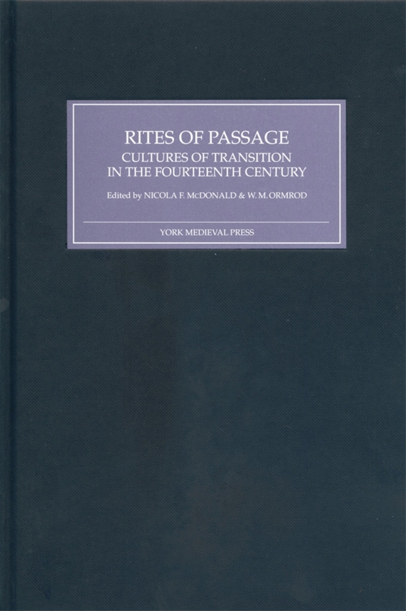 Cover image for Rites of Passage ISBN 9781903153154