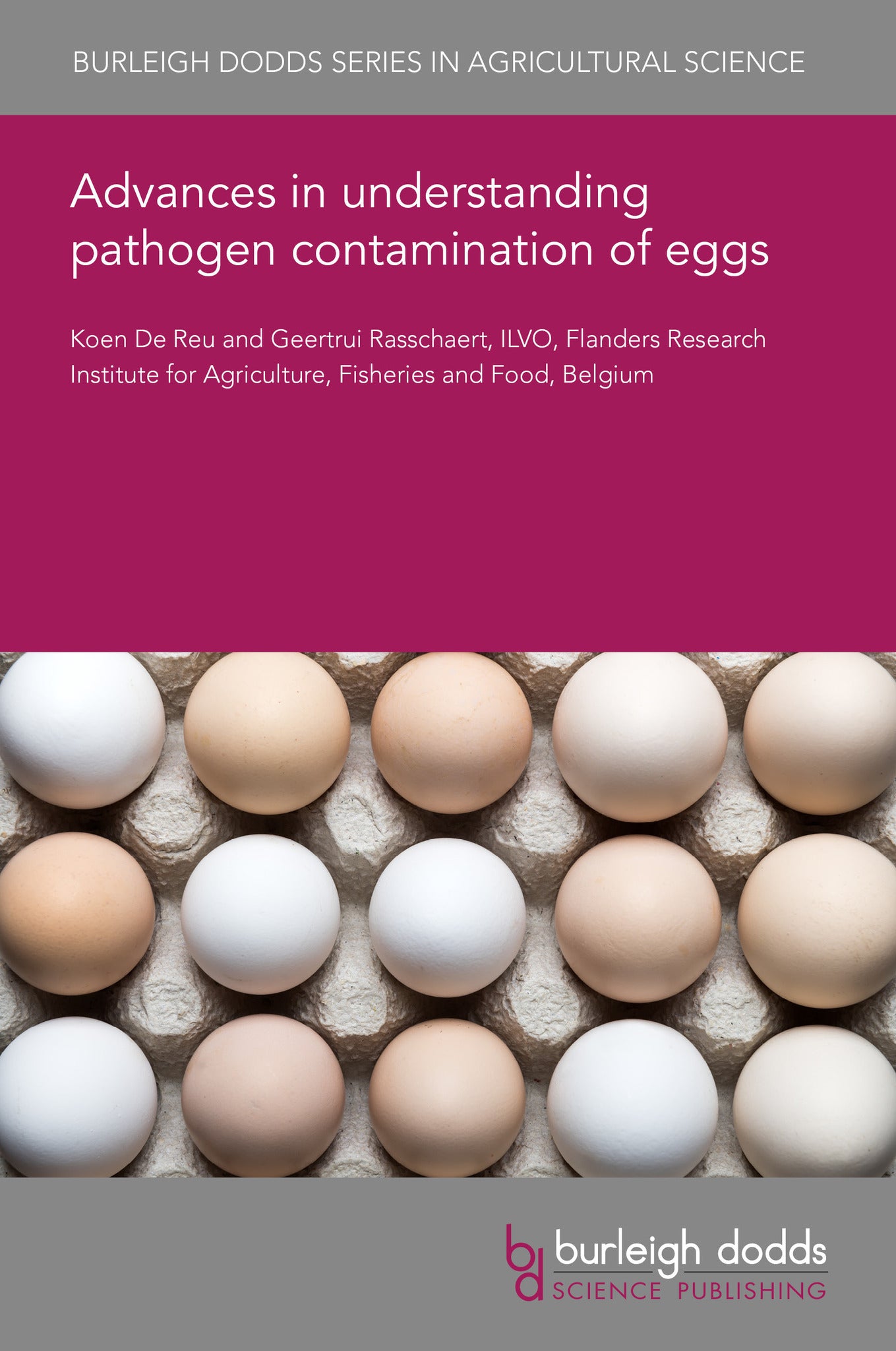 Cover image for Advances in understanding pathogen contamination of eggs ISBN 9781835455050
