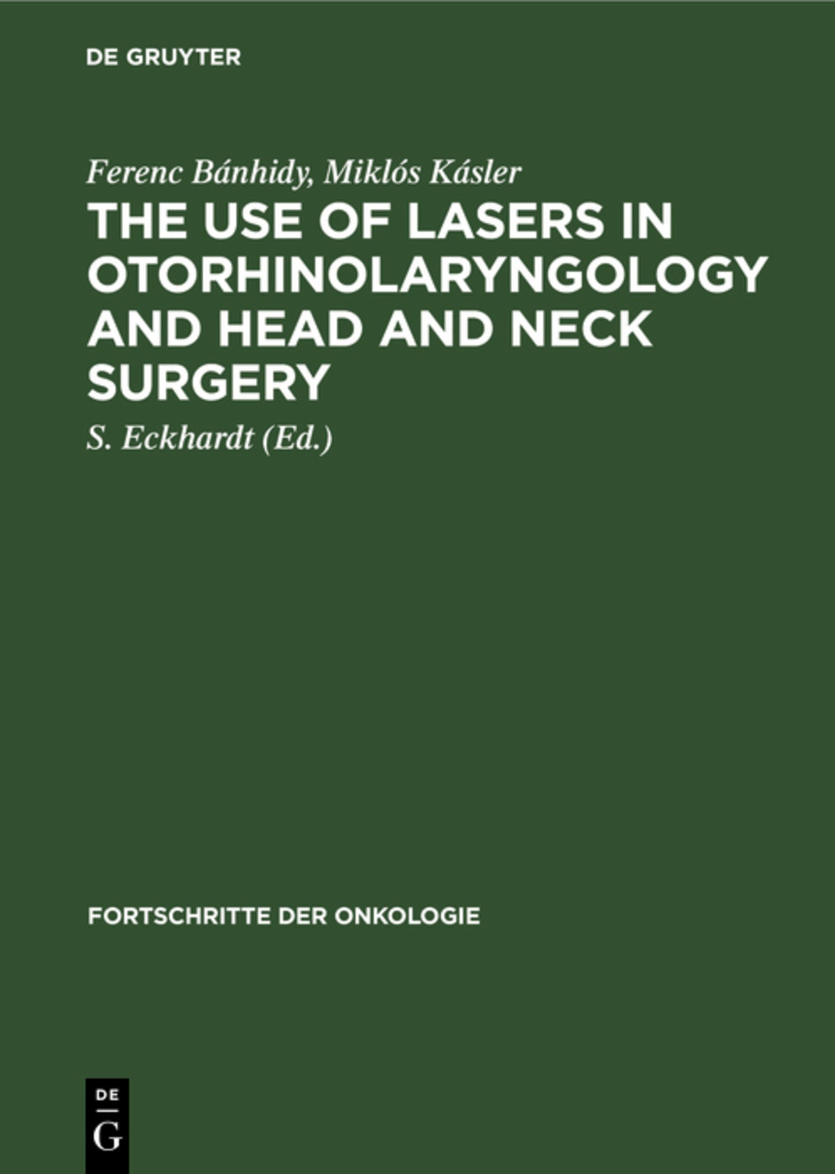 The Use of Lasers in Otorhinolaryngology and Head and Neck Surgery
