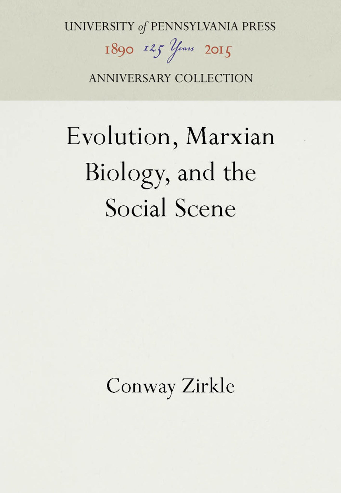Evolution, Marxian Biology, and the Social Scene