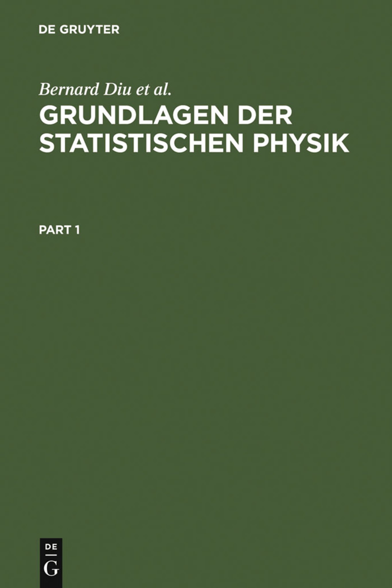 Grundlagen der Statistischen Physik