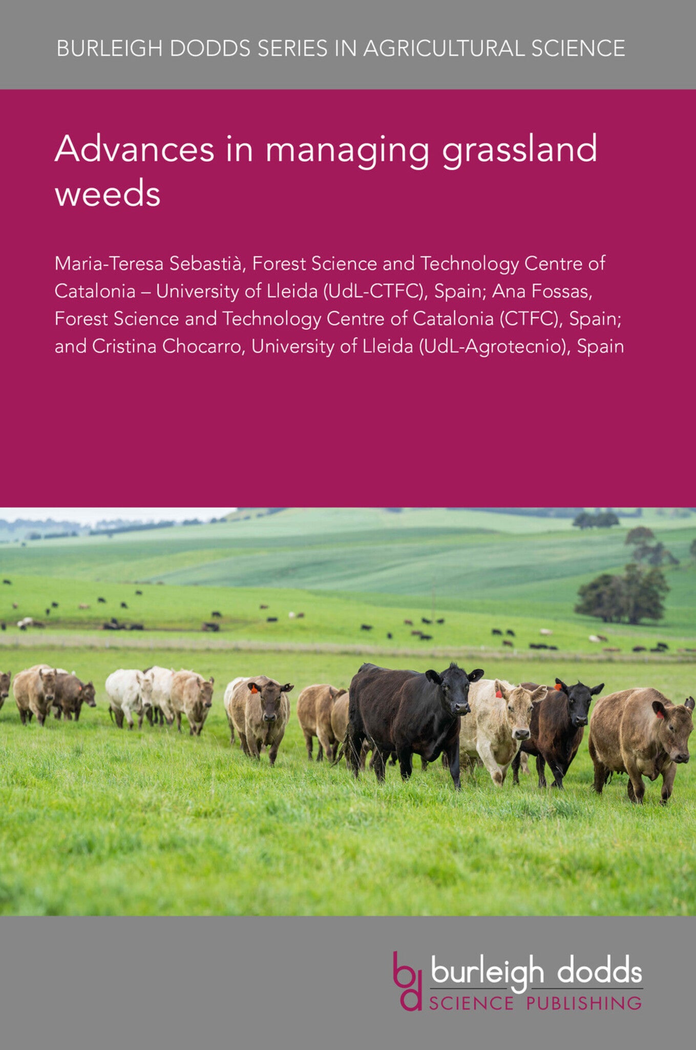 Cover image for Advances in managing grassland weeds ISBN 9781835456125