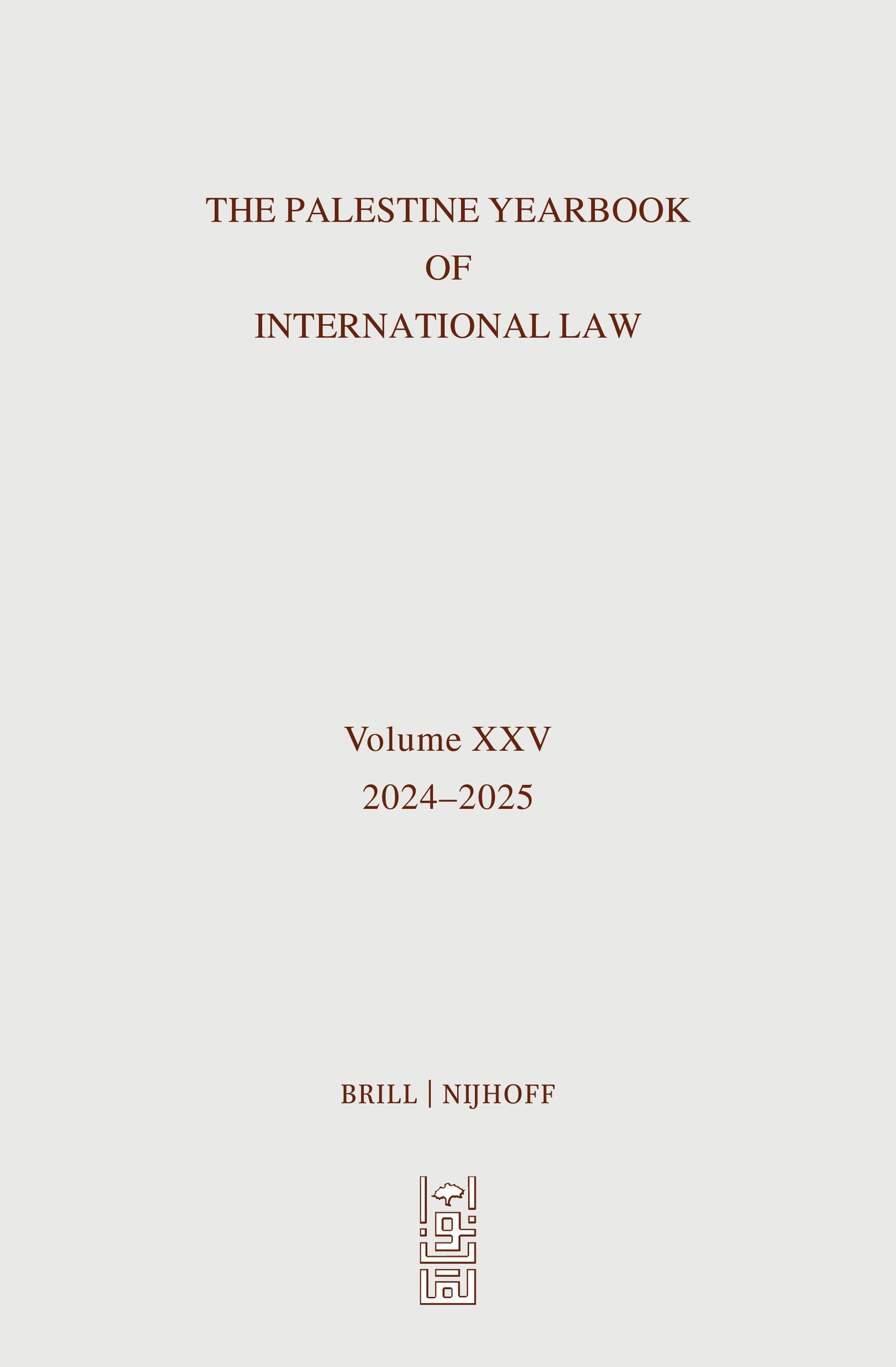 Palestine Yearbook of International Law (2024-2025)