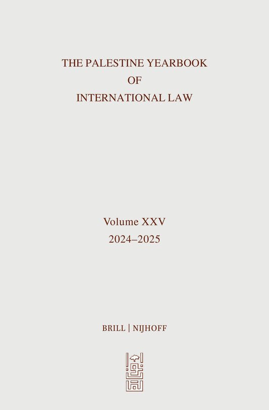 Palestine Yearbook of International Law (2024-2025)