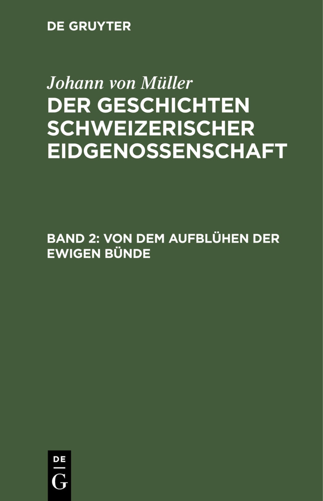 Von dem Aufblühen der ewigen Bünde