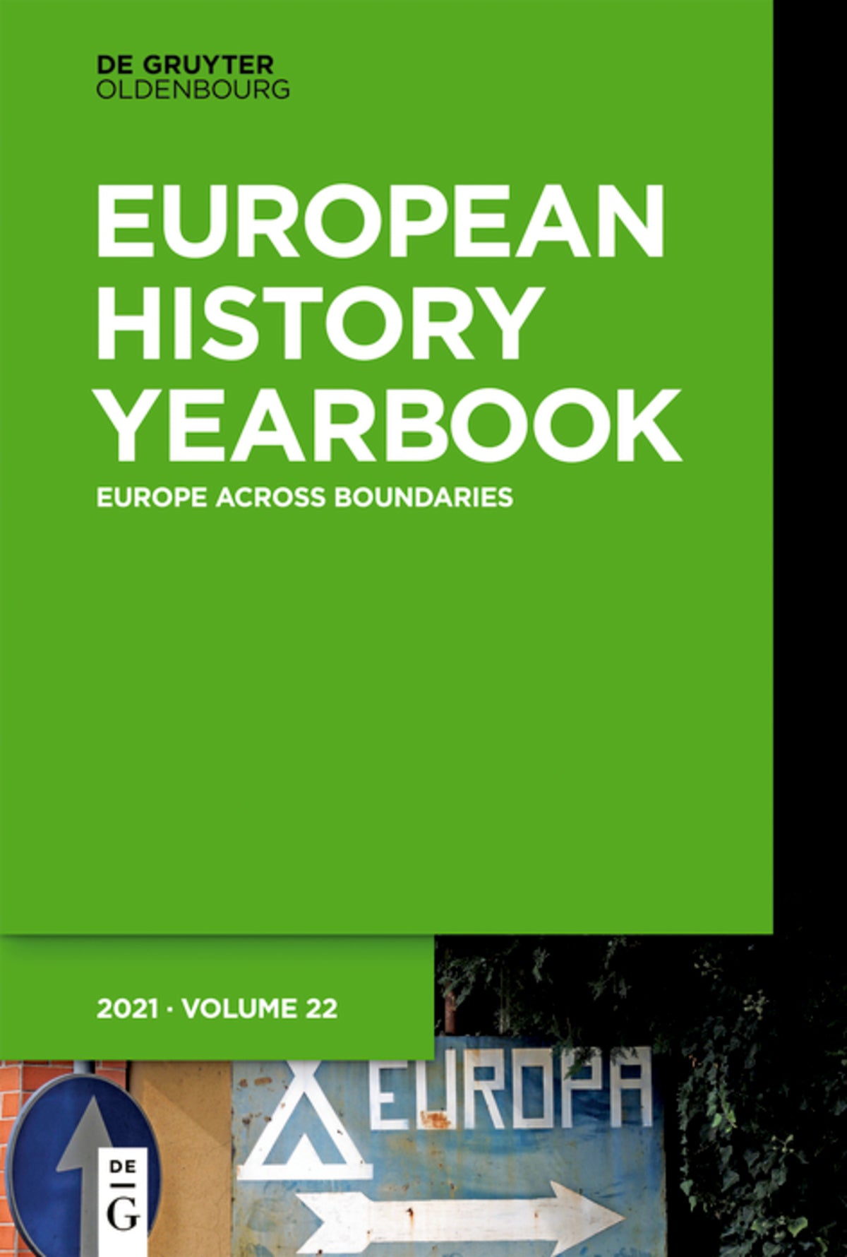 Cover image for Europe Across Boundaries ISBN 9783110728149
