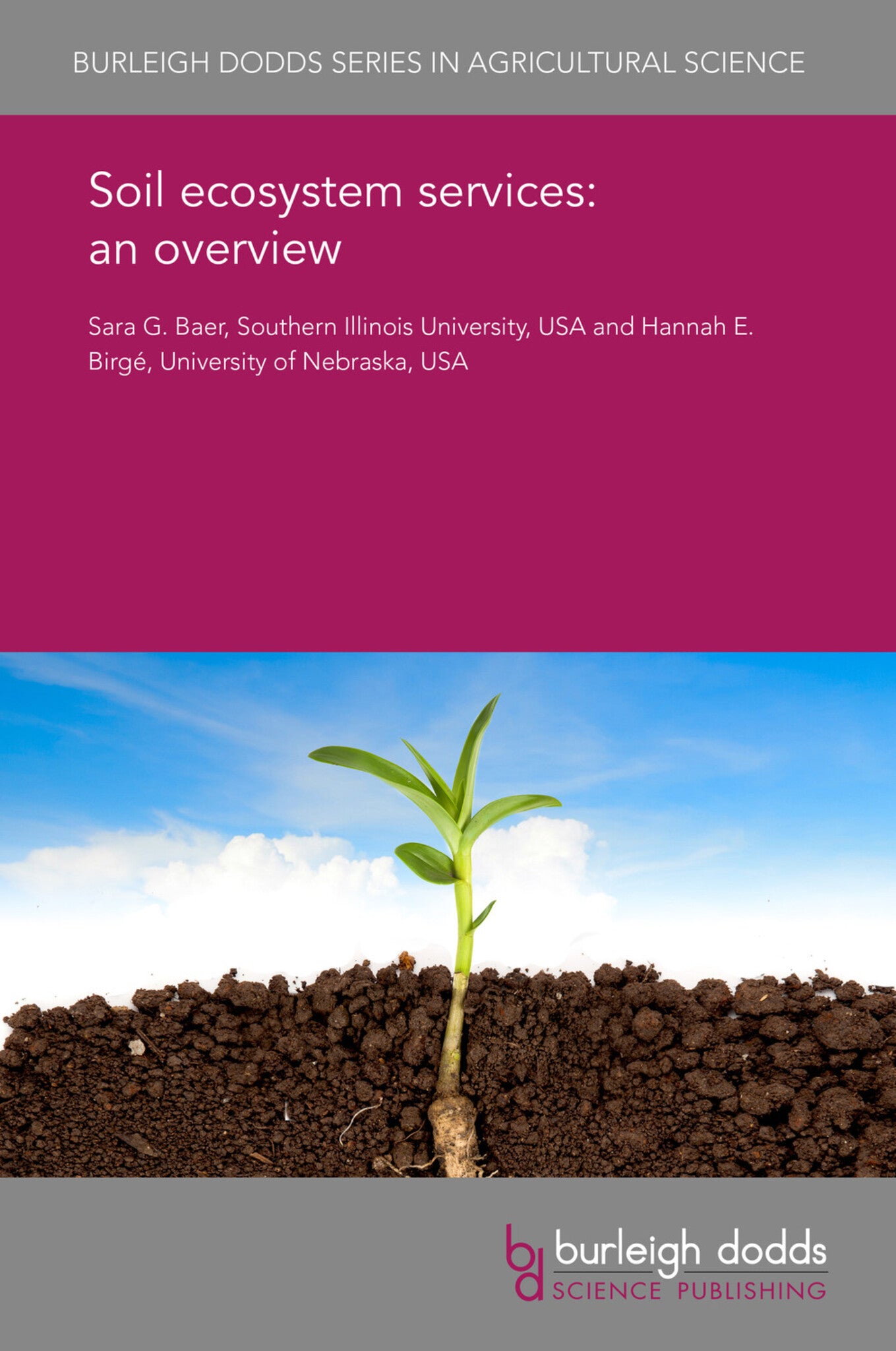 Cover image for Soil ecosystem services: an overview ISBN 9781786763914