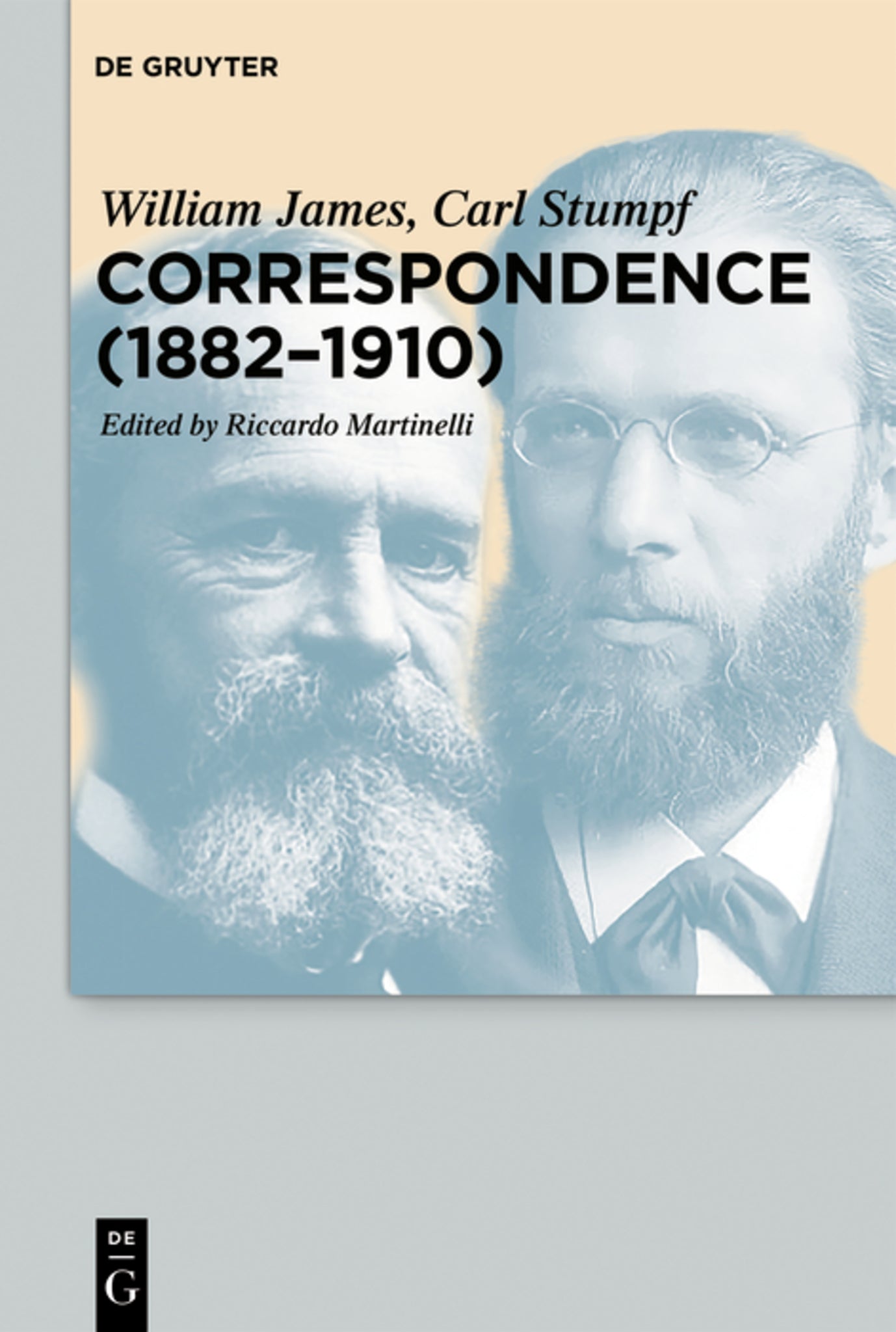Cover image for Correspondence (1882–1910) ISBN 9783110524611
