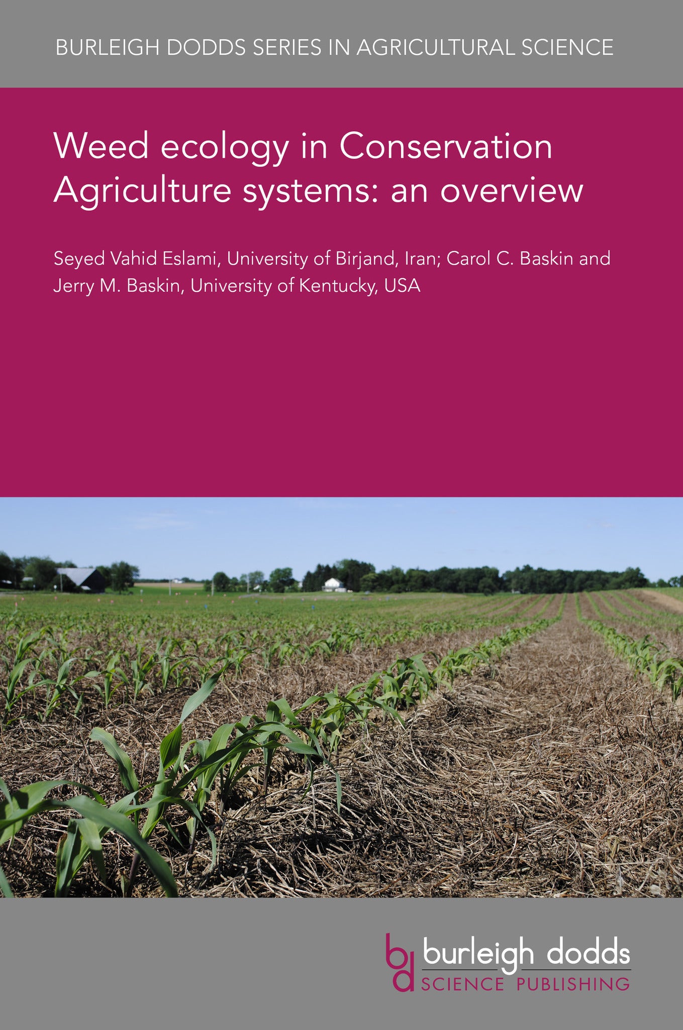 Cover image for Weed ecology in Conservation Agriculture systems: an overview ISBN 9781835454343