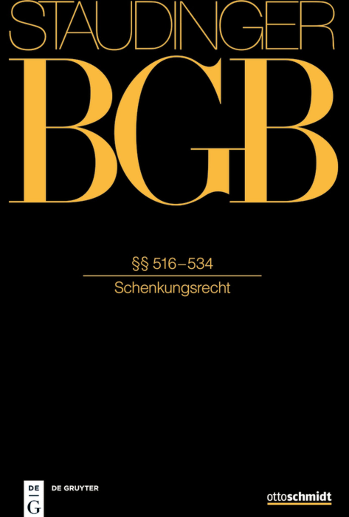 Cover image for §§ 516-534 ISBN 9783805900065