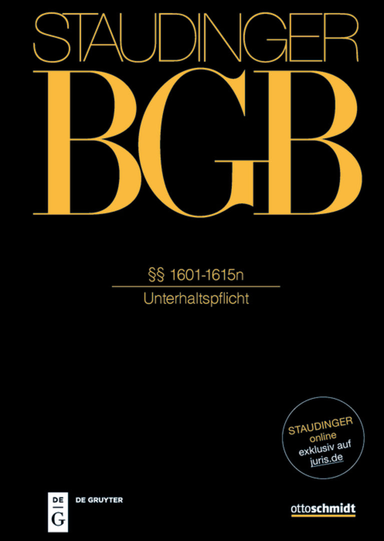 Cover image for §§ 1601-1615n ISBN 9783805913577