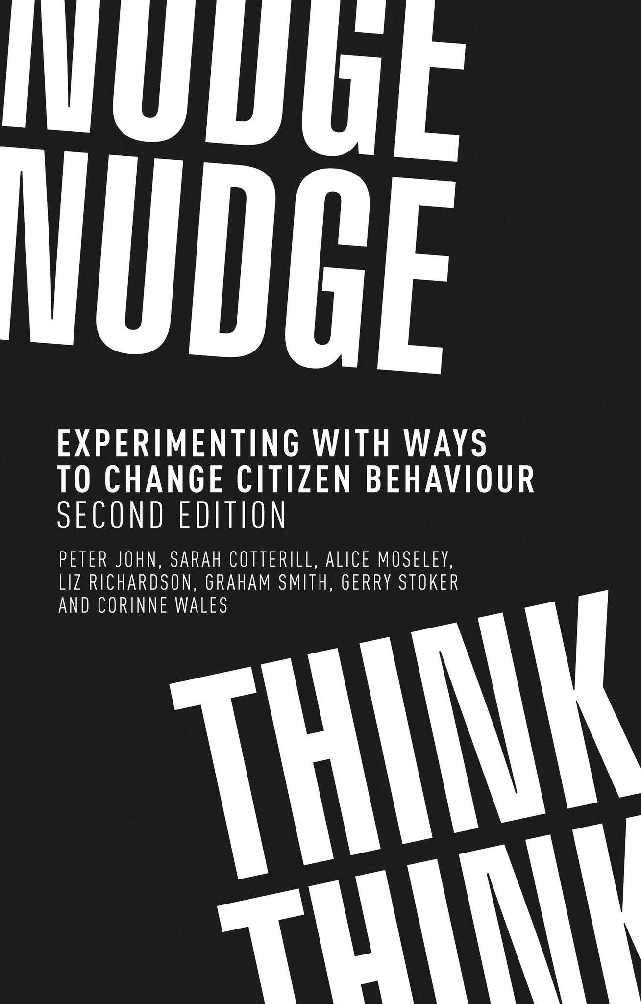 Cover image for Nudge, nudge, think, think ISBN 9781526140555