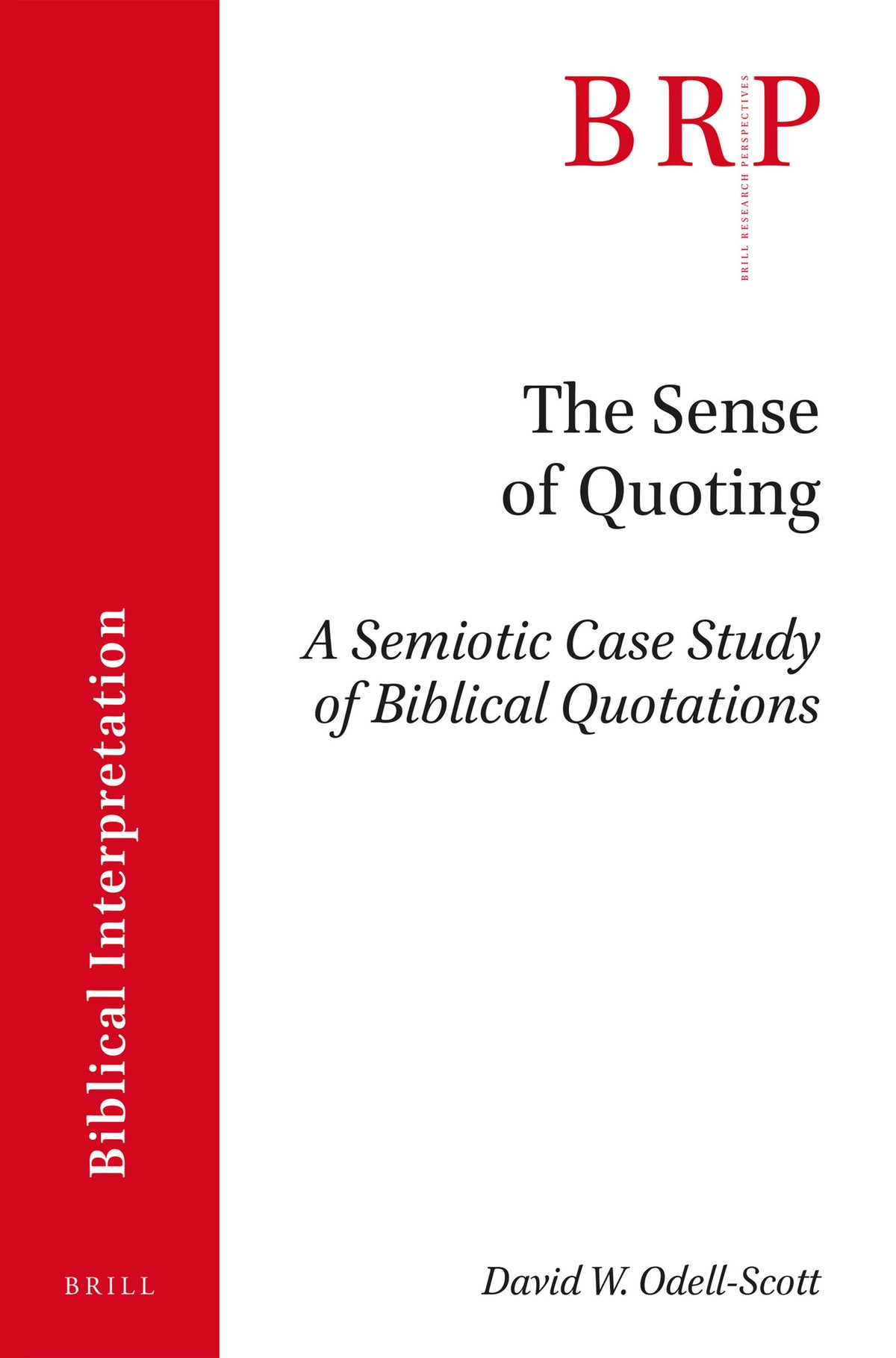 Cover image for The Sense of Quoting ISBN 9789004361935