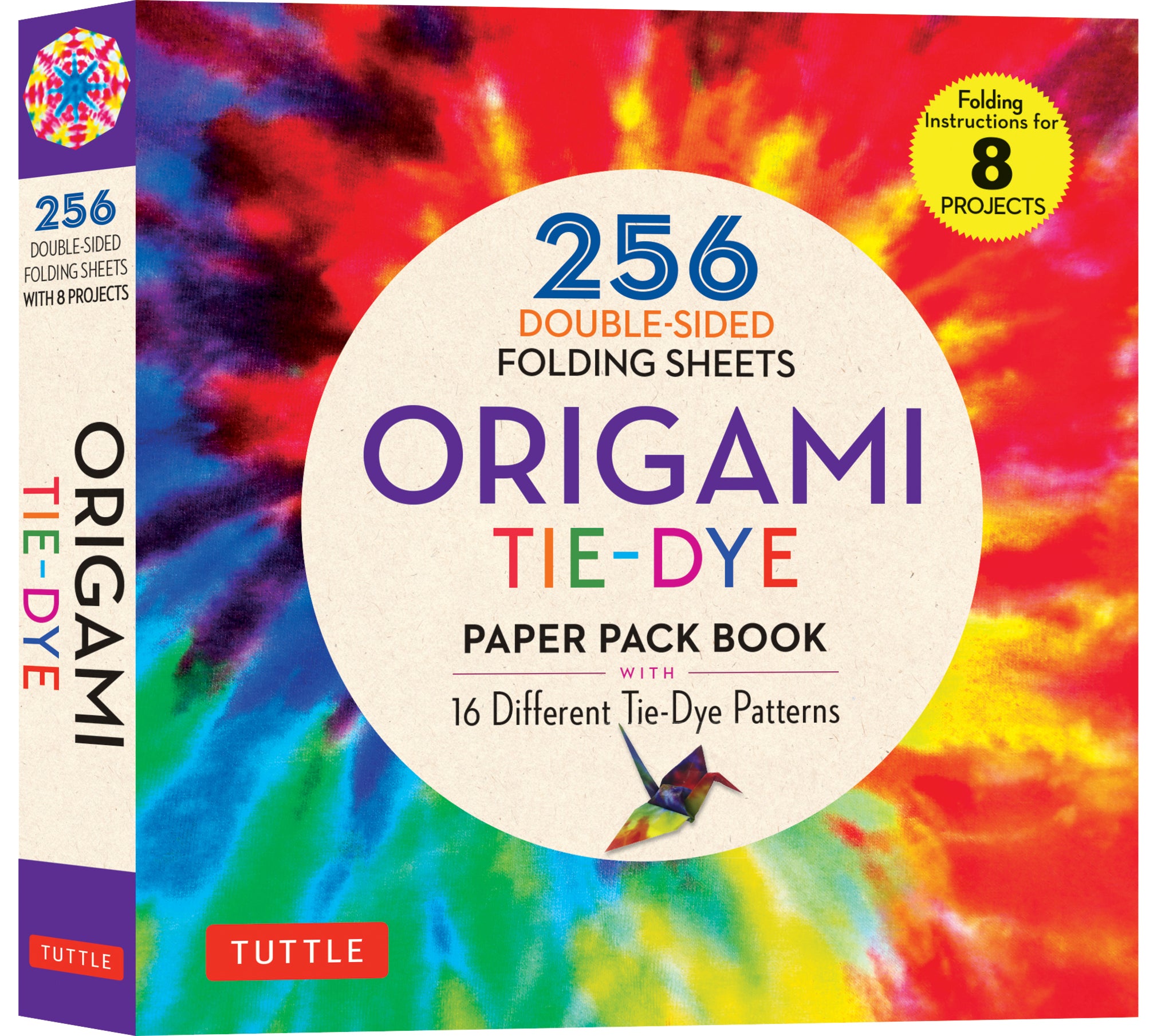 Cover image for Origami Tie-Dye Patterns Paper Pack Book ISBN 9780804853613