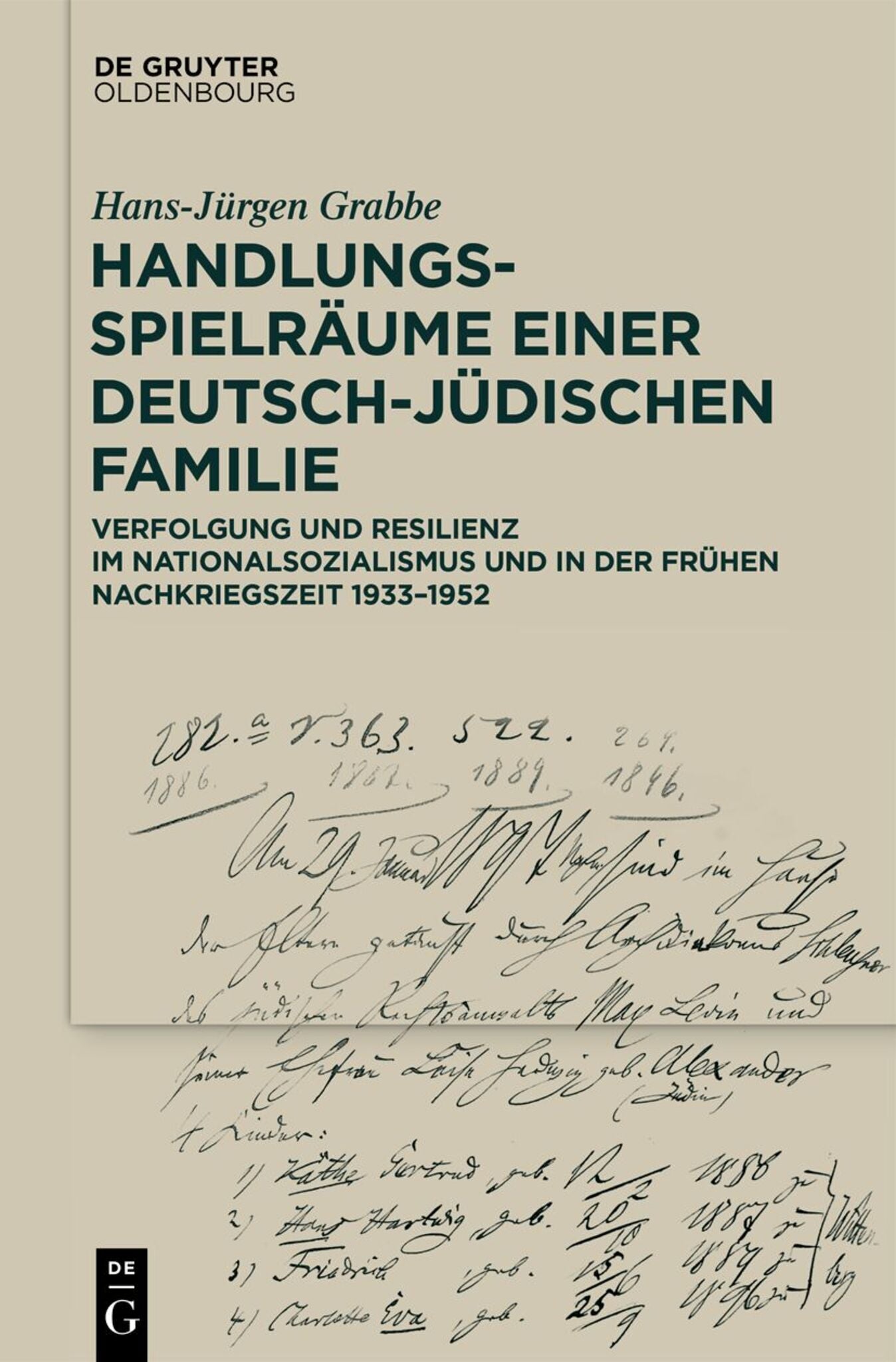 Handlungsspielräume einer deutsch-jüdischen Familie