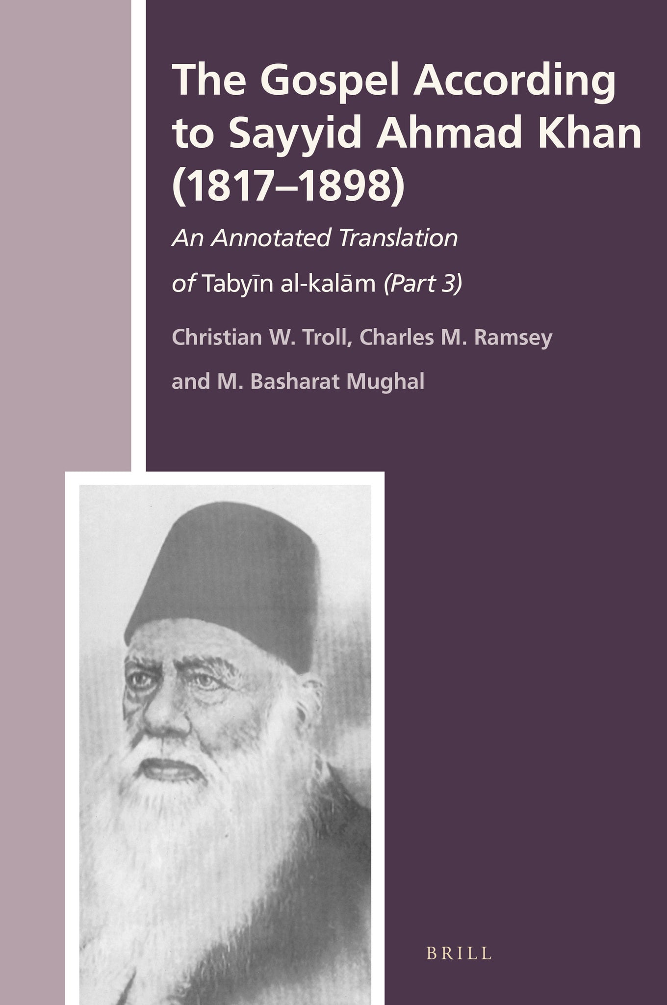 Cover image for The Gospel According to Sayyid Ahmad Khan (1817-1898) ISBN 9789004417656