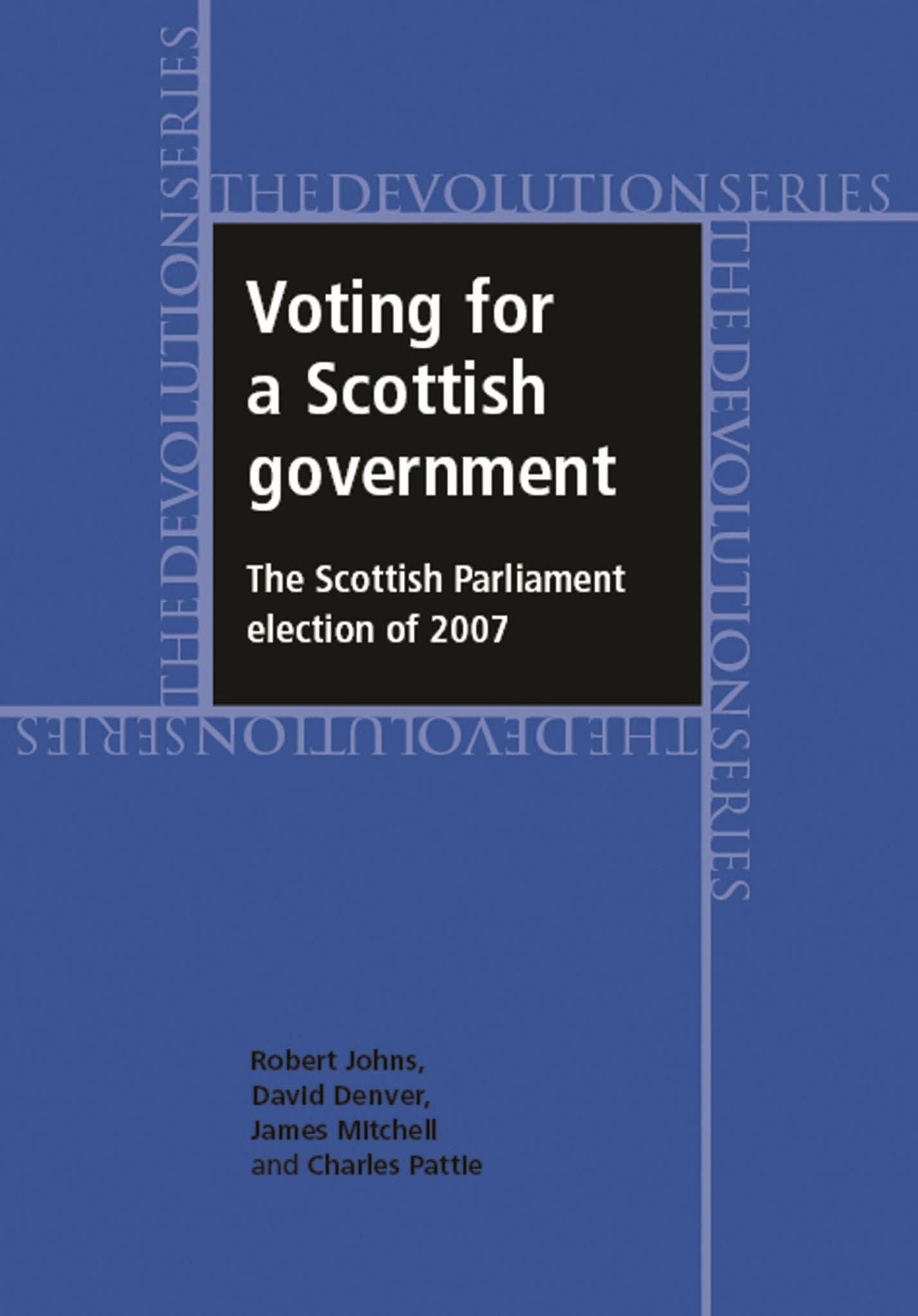 Voting for a Scottish government