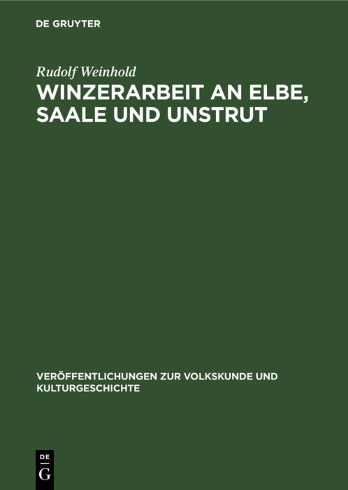 Winzerarbeit an Elbe, Saale und Unstrut