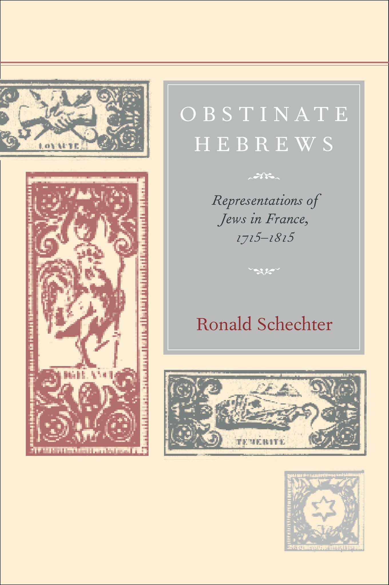 Cover image for Obstinate Hebrews ISBN 9780520929357