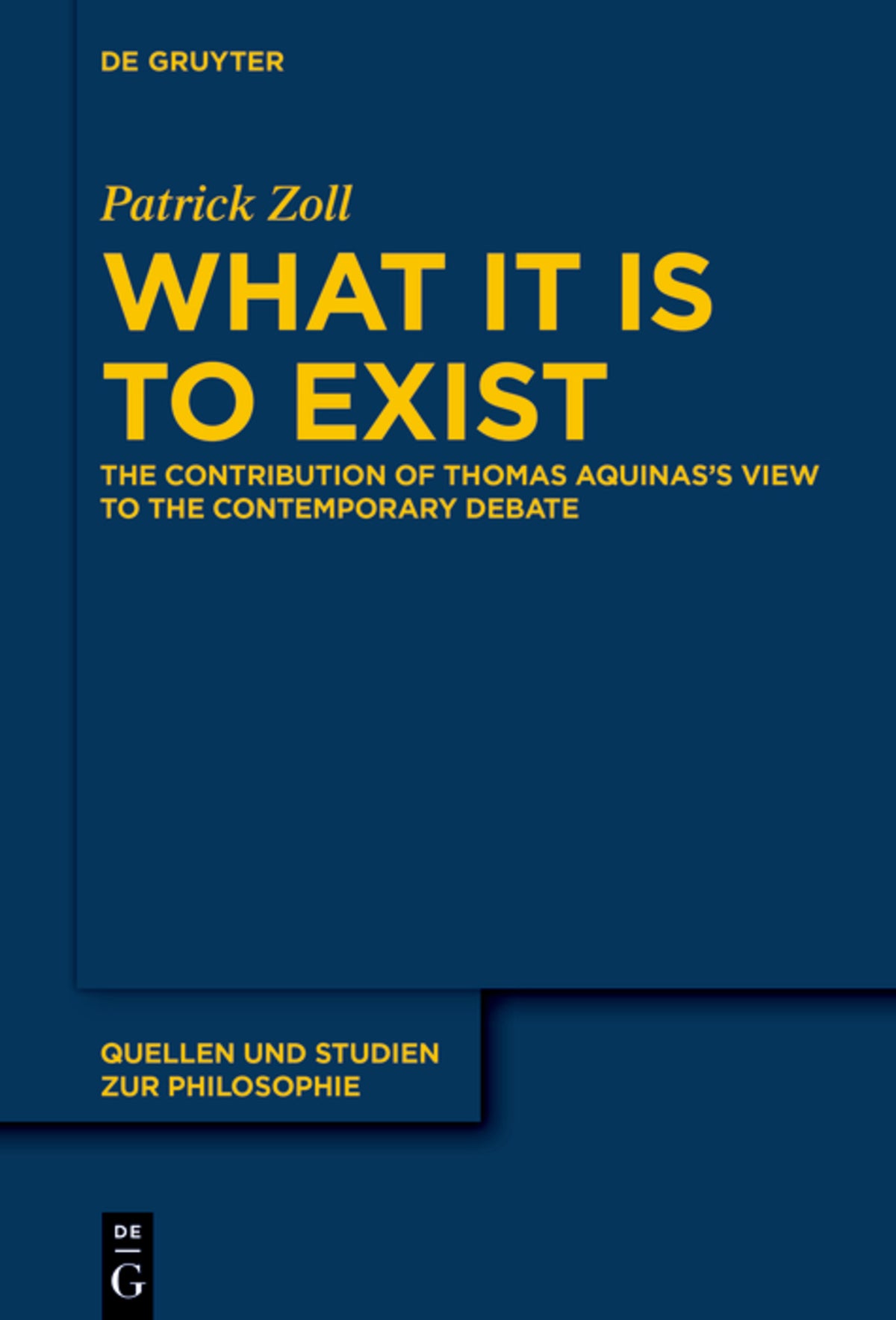 What It Is to Exist