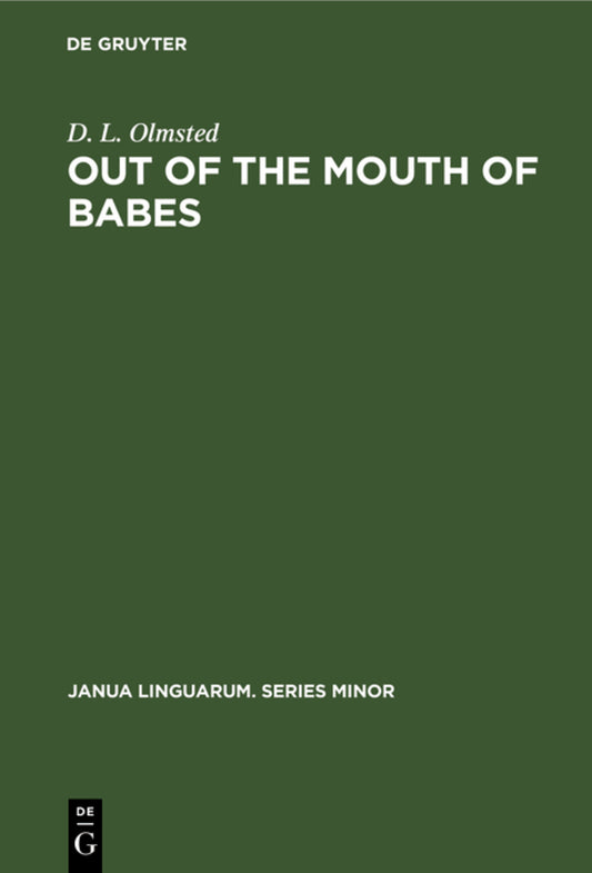 Out of the Mouth of Babes