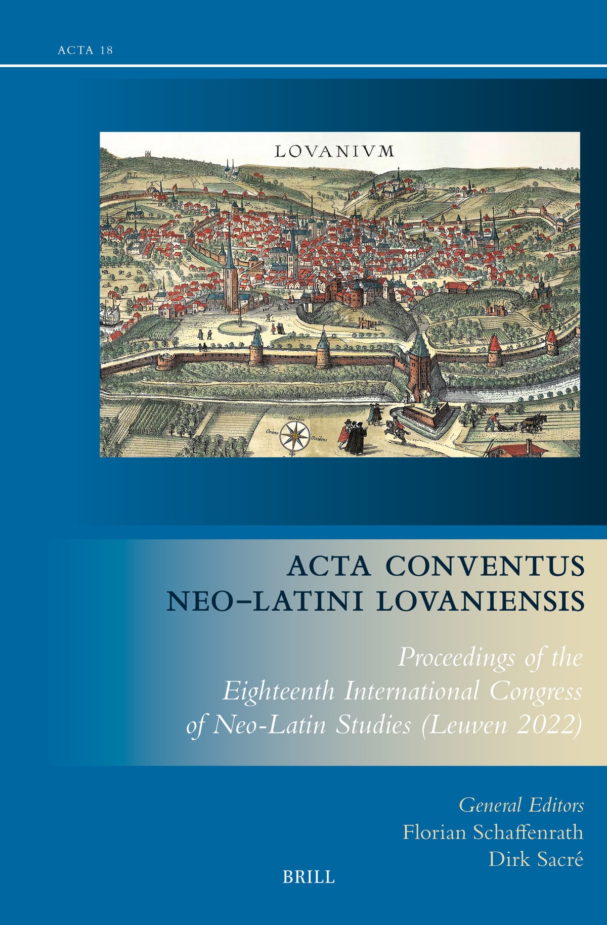 Cover image for Acta Conventus Neo-Latini Lovaniensis ISBN 9789004695573