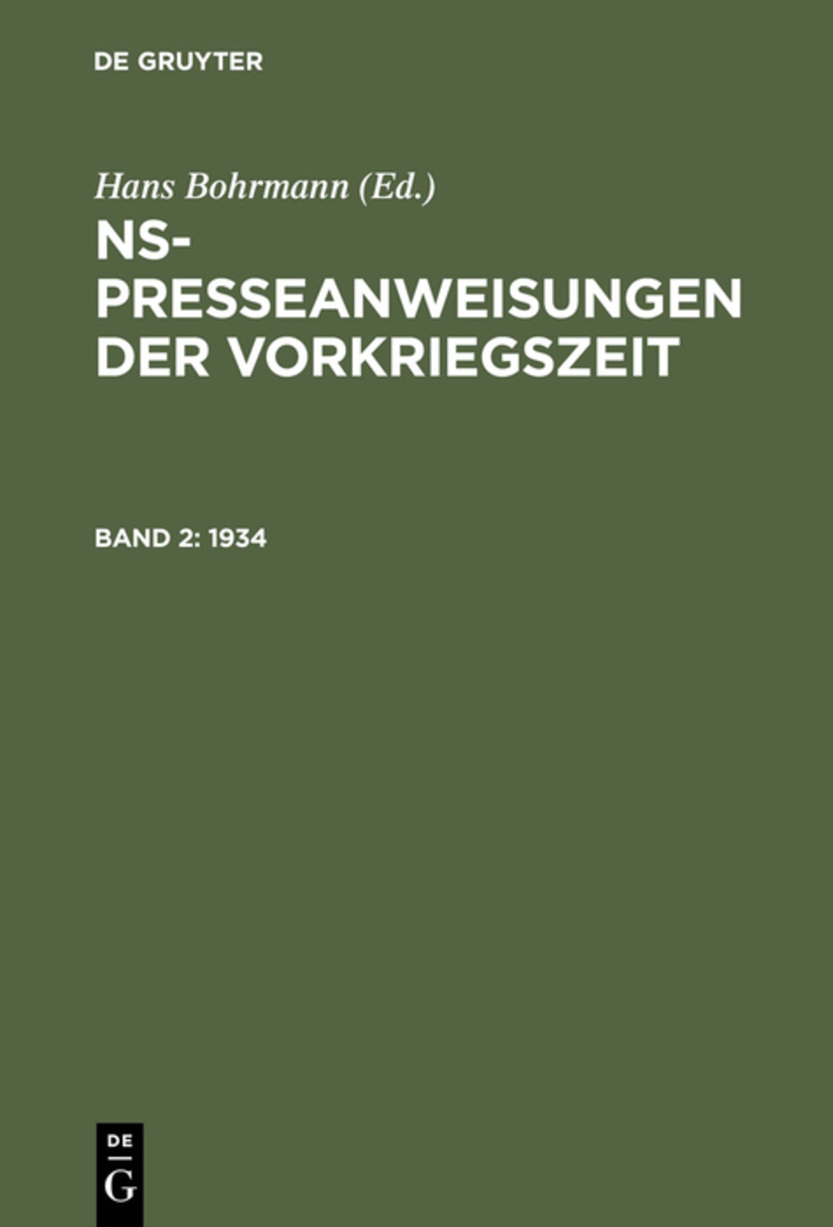 Cover image for 1934 ISBN 9783598105531