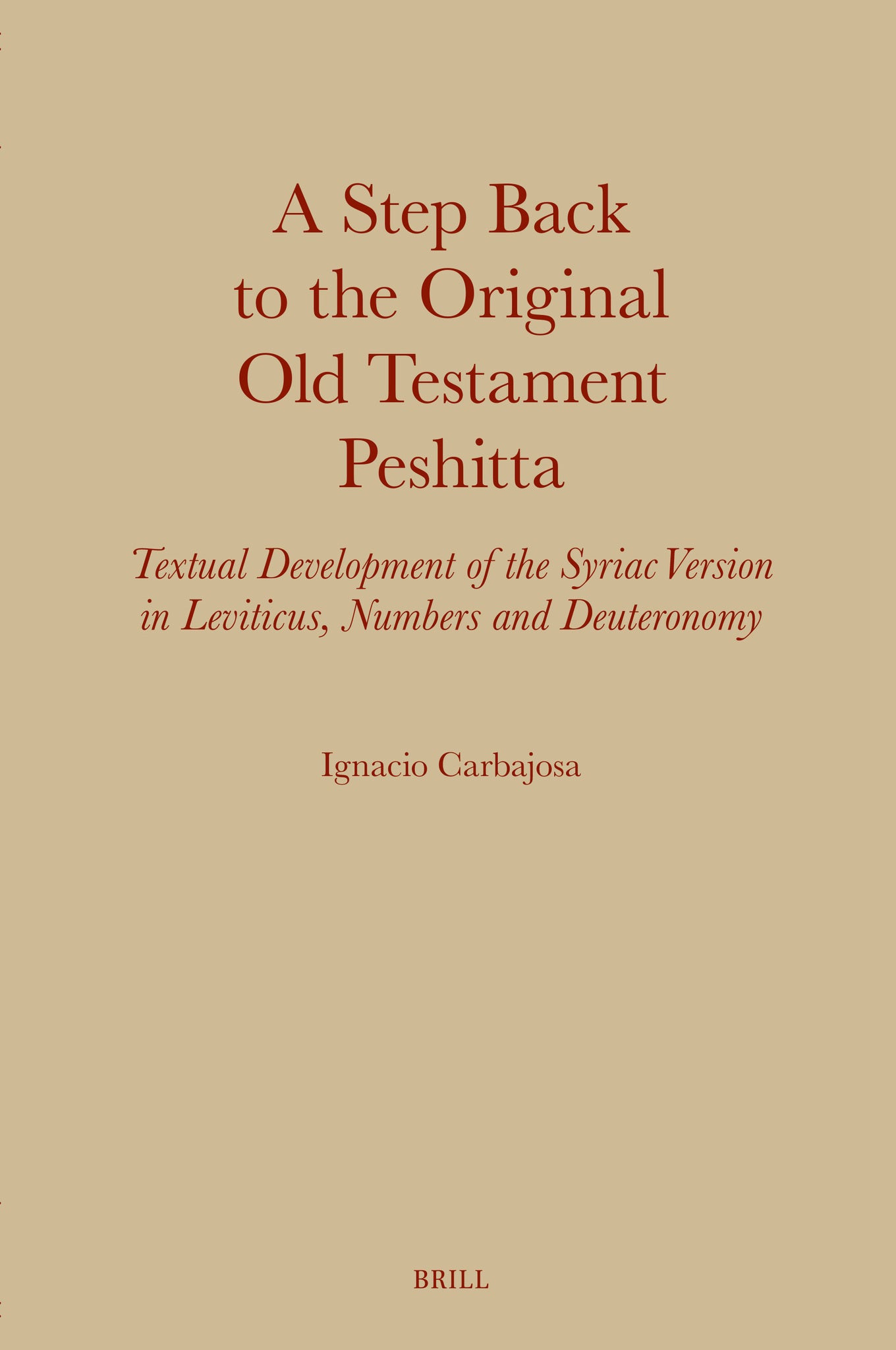 A Step Back to the Original Old Testament Peshitta